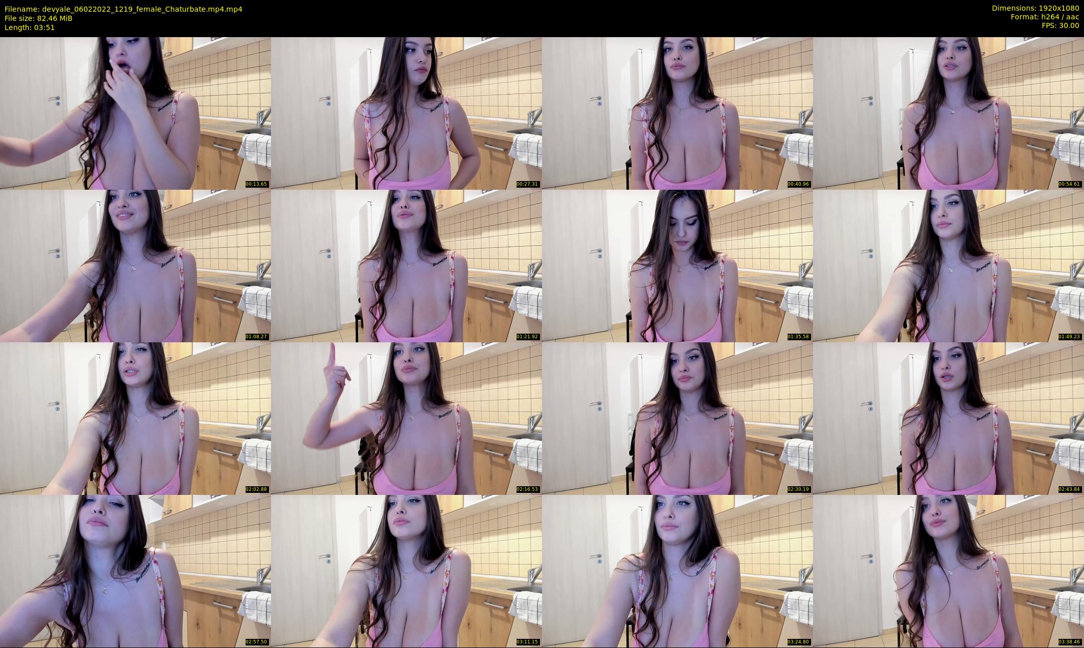 devyale — 4 minute Chaturbate female cam show recording, 1080p, Feb 6, 2022