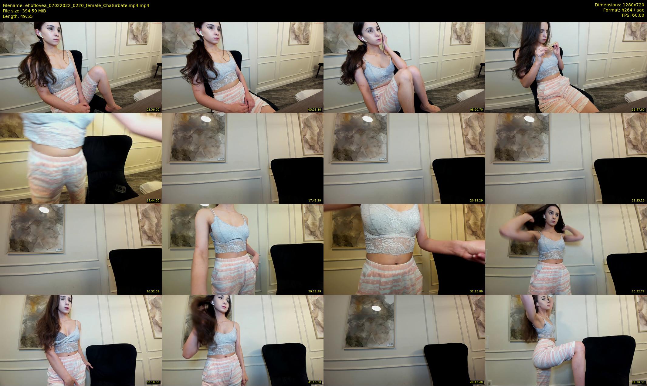 ehotlovea — 50 minute Chaturbate female cam show recording, 720p, Feb 7, 2022