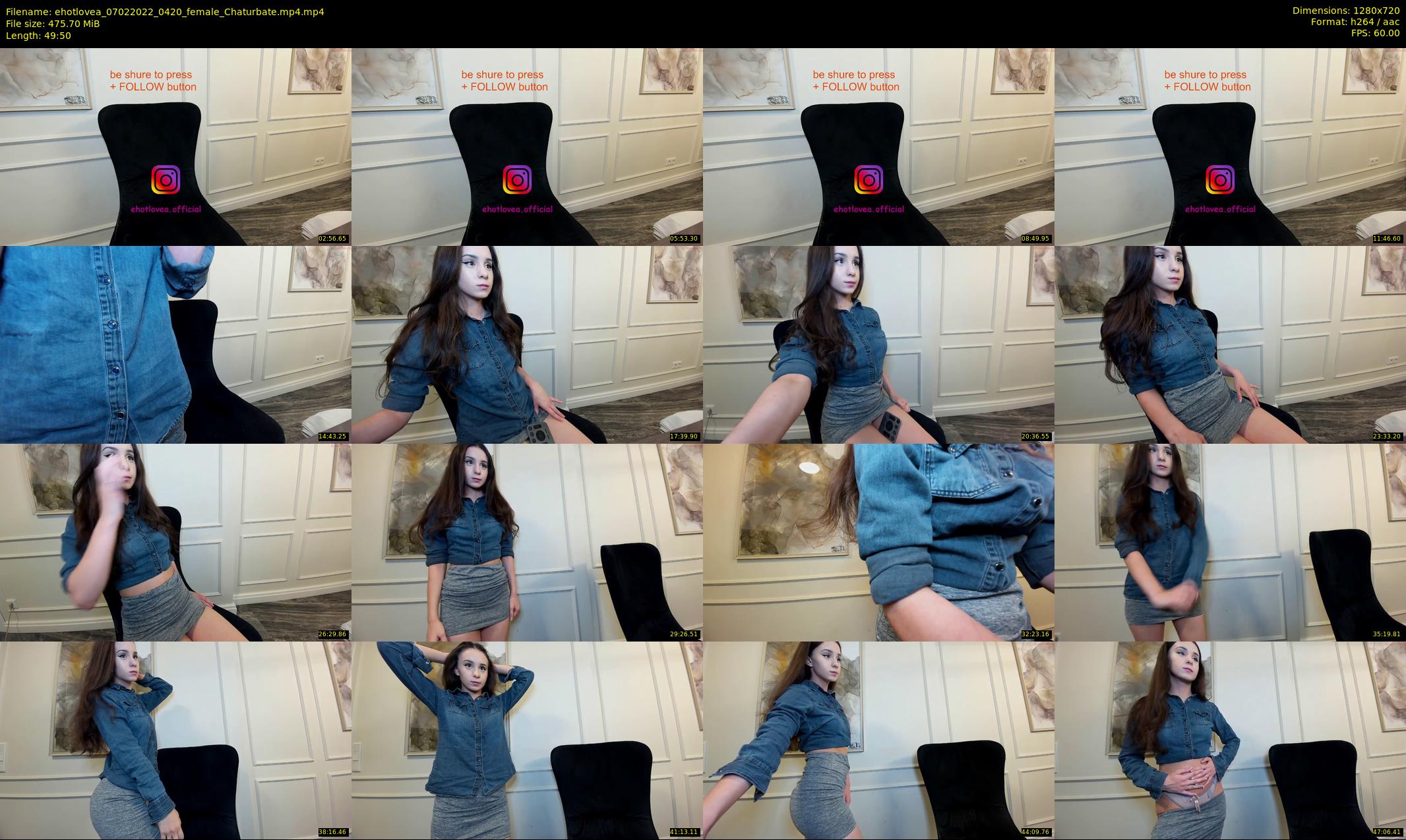 ehotlovea — 50 minute Chaturbate female cam show recording, 720p, Feb 7, 2022