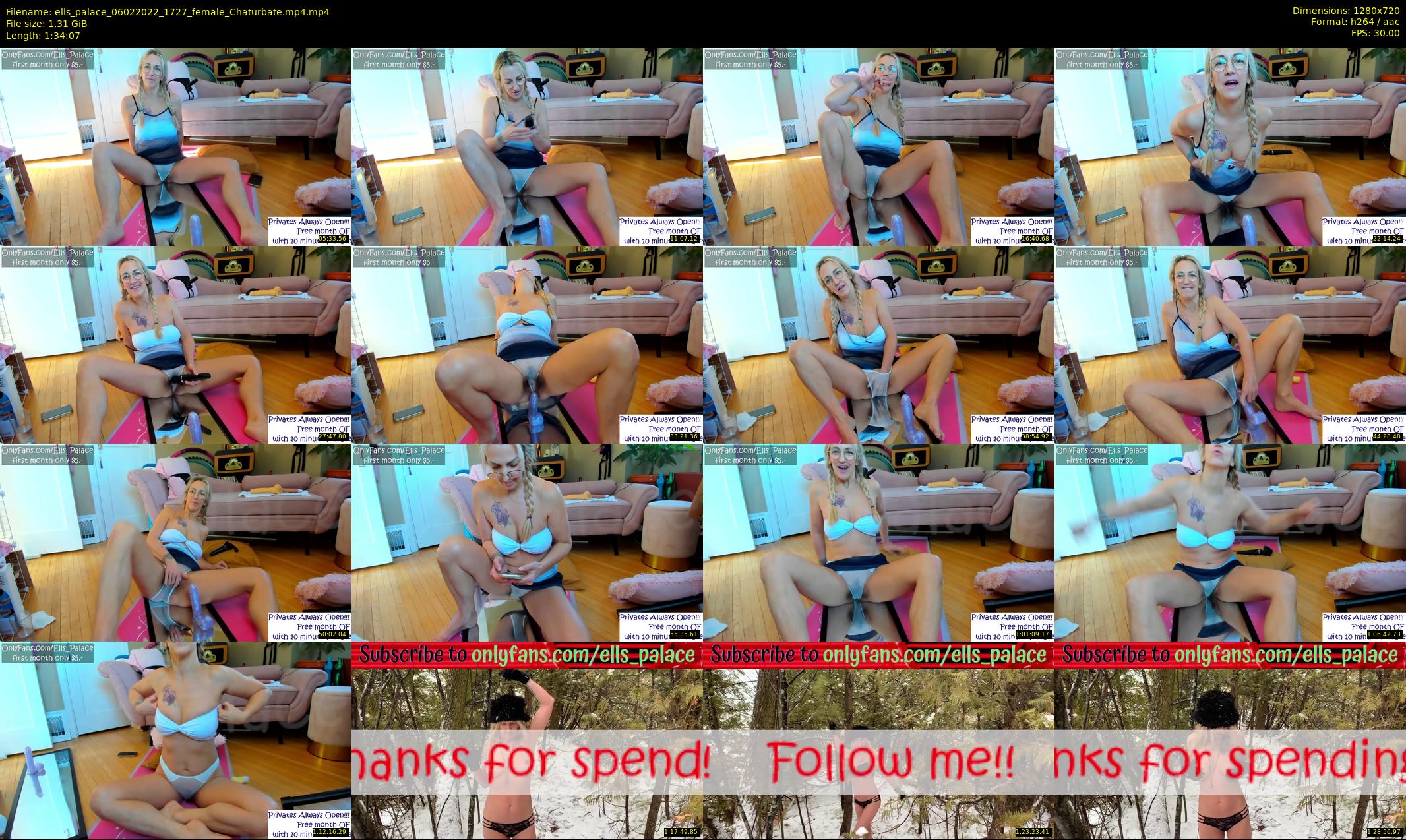 ells_palace — 95 minute Chaturbate female cam show recording, 720p, Feb 6, 2022