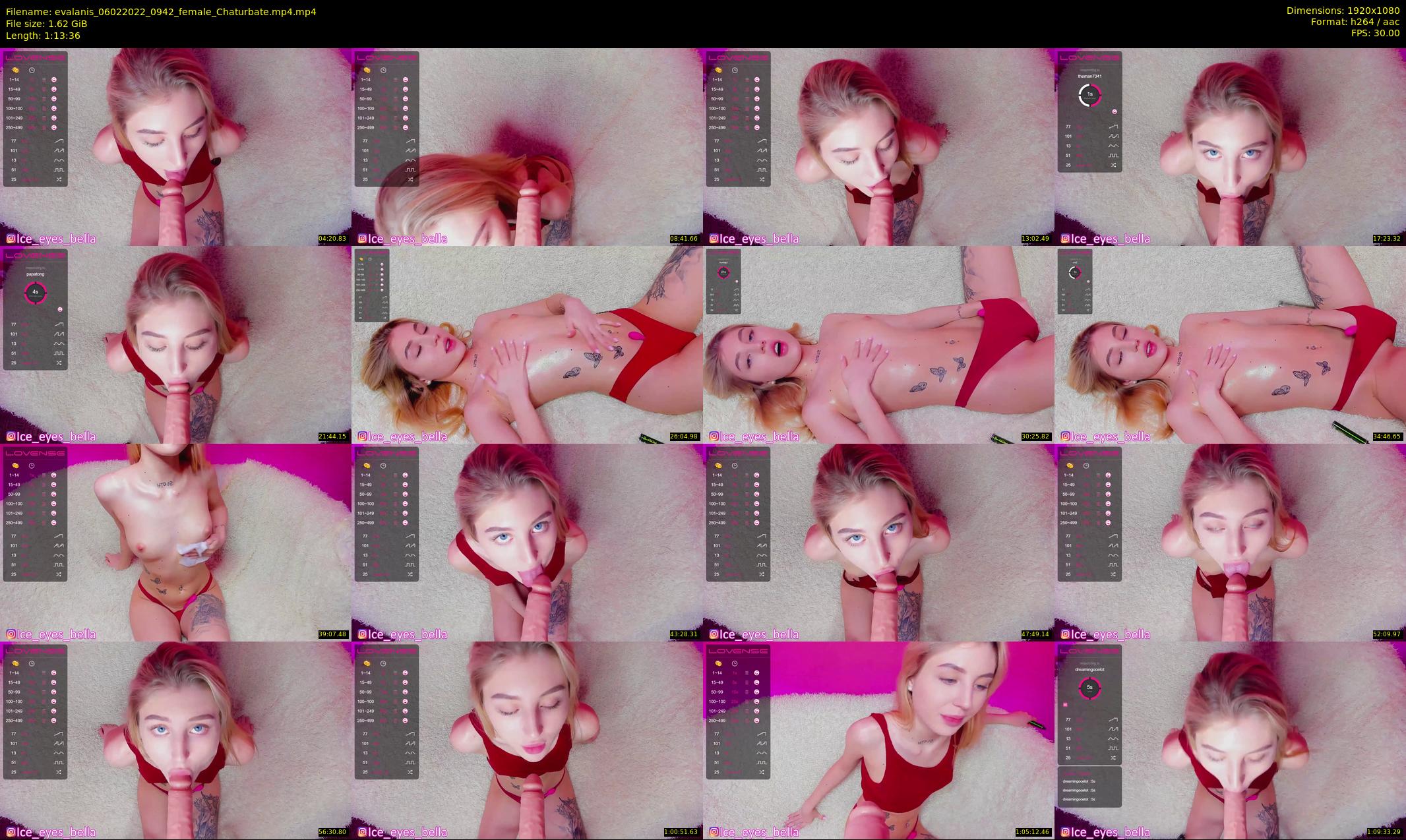evalanis — 74 minute Chaturbate couple cam show recording, 1080p, Feb 6, 2022