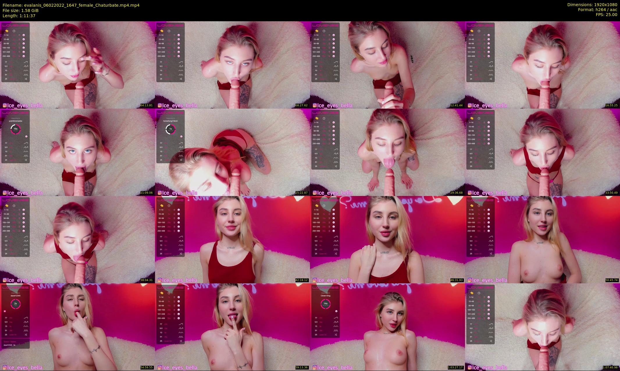 evalanis — 72 minute Chaturbate couple cam show recording, 1080p, Feb 6, 2022