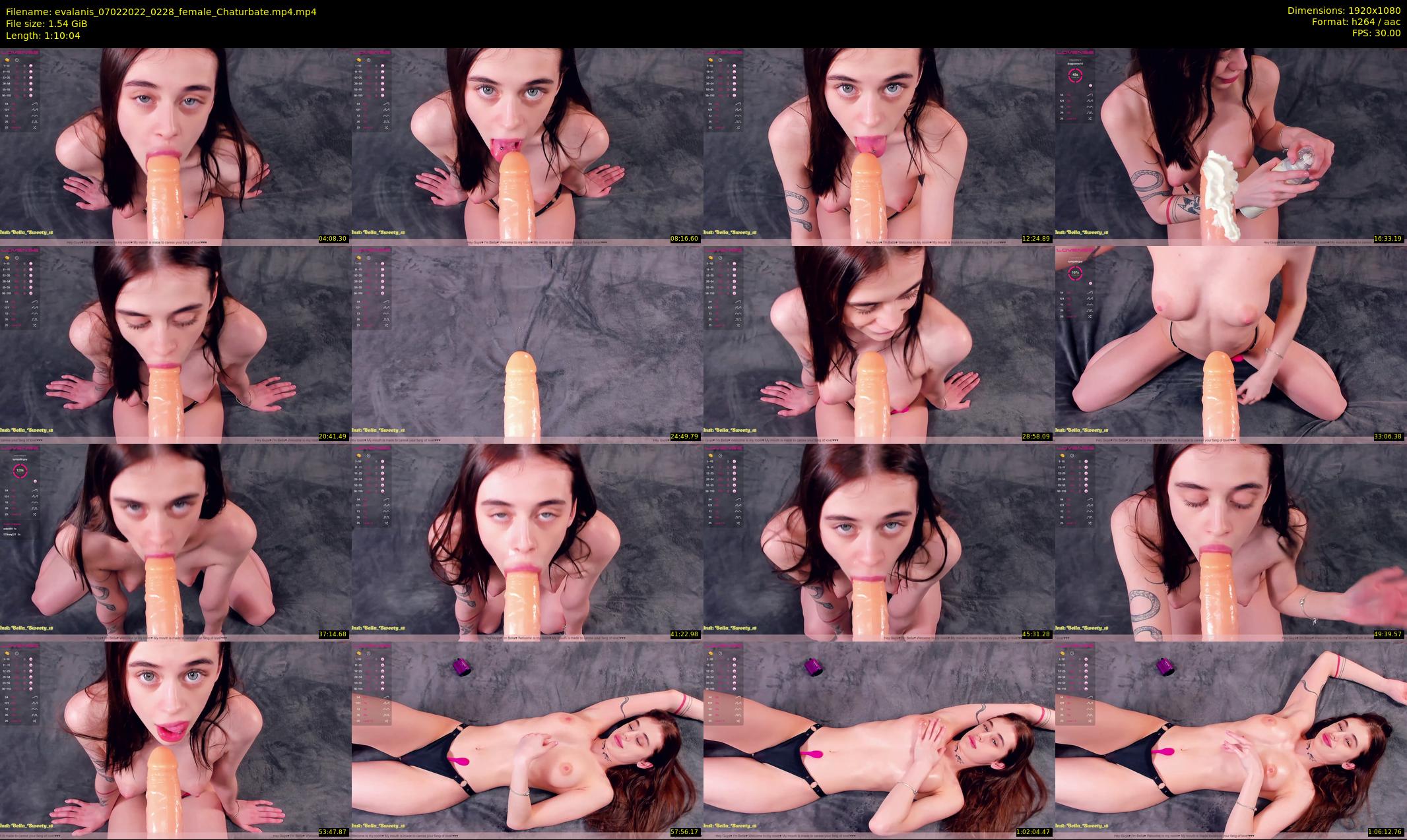 evalanis — 71 minute Chaturbate couple cam show recording, 1080p, Feb 7, 2022