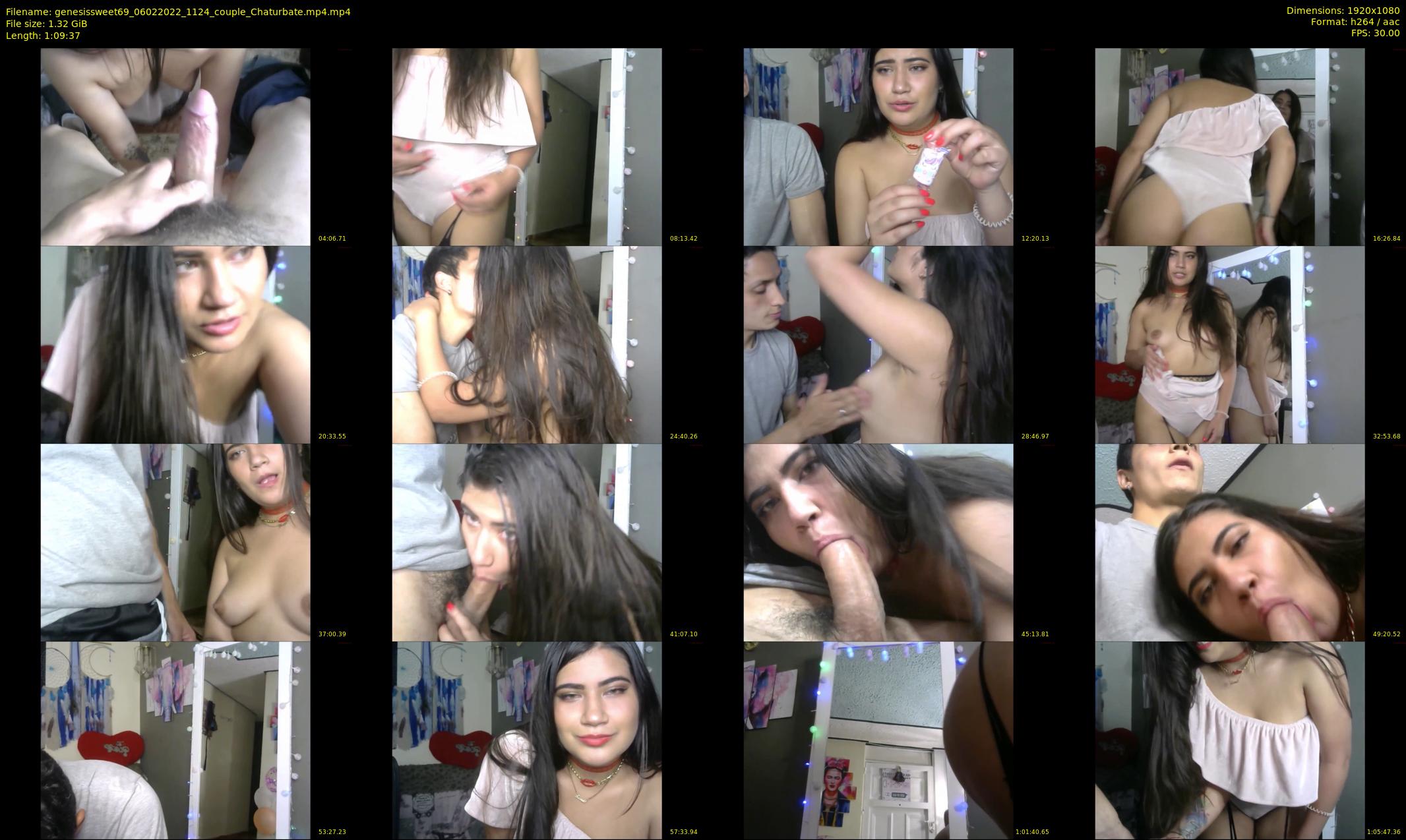 genesissweet69 — 70 minute Chaturbate couple cam show recording, 1080p, Feb 6, 2022