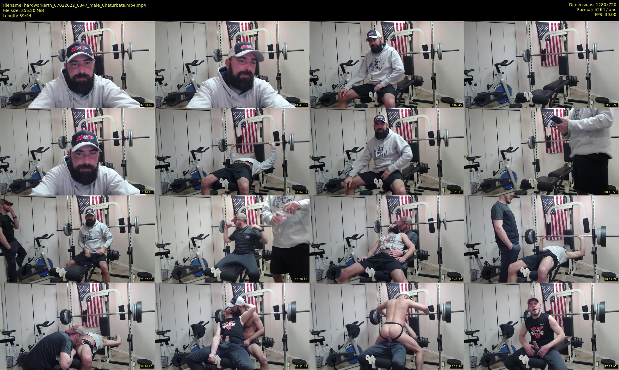 hardworkertn — 40 minute Chaturbate male cam show recording, 720p, Feb 7, 2022