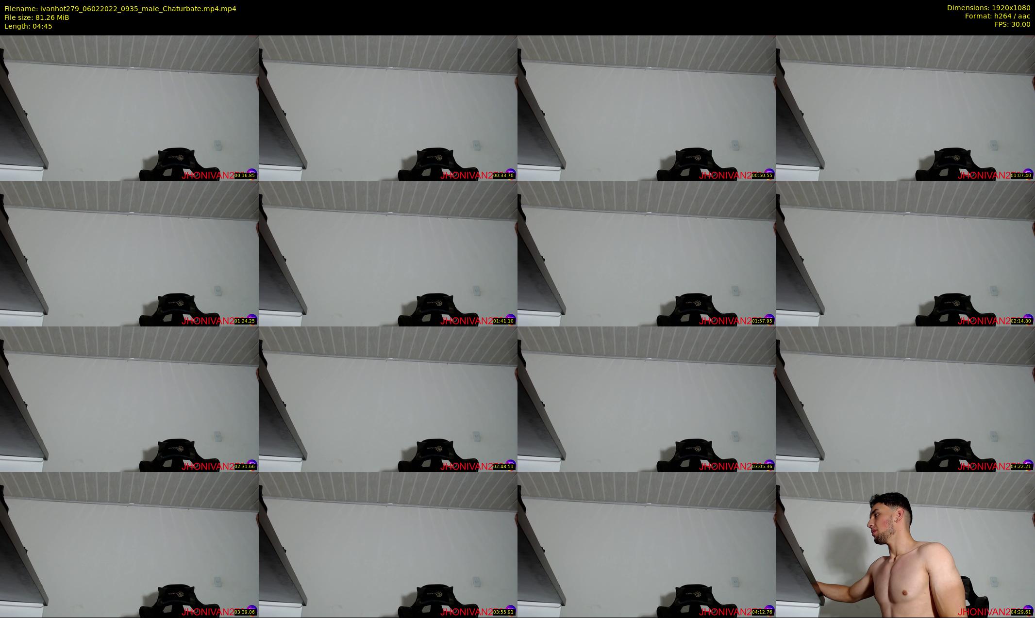 ivanhot279 — 5 minute Chaturbate male cam show recording, 1080p, Feb 6, 2022