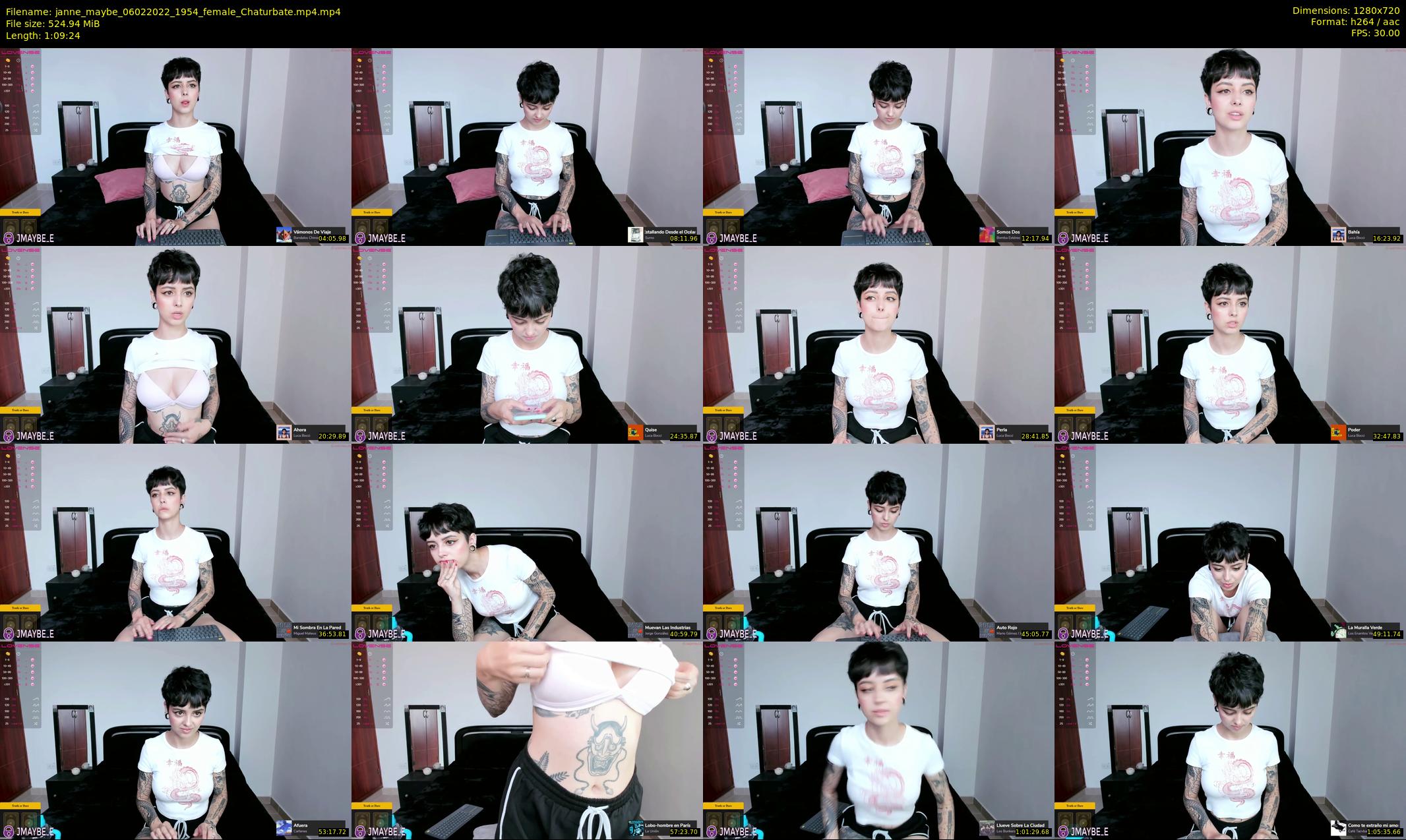 janne_maybe — 70 minute Chaturbate female cam show recording, 720p, Feb 6, 2022