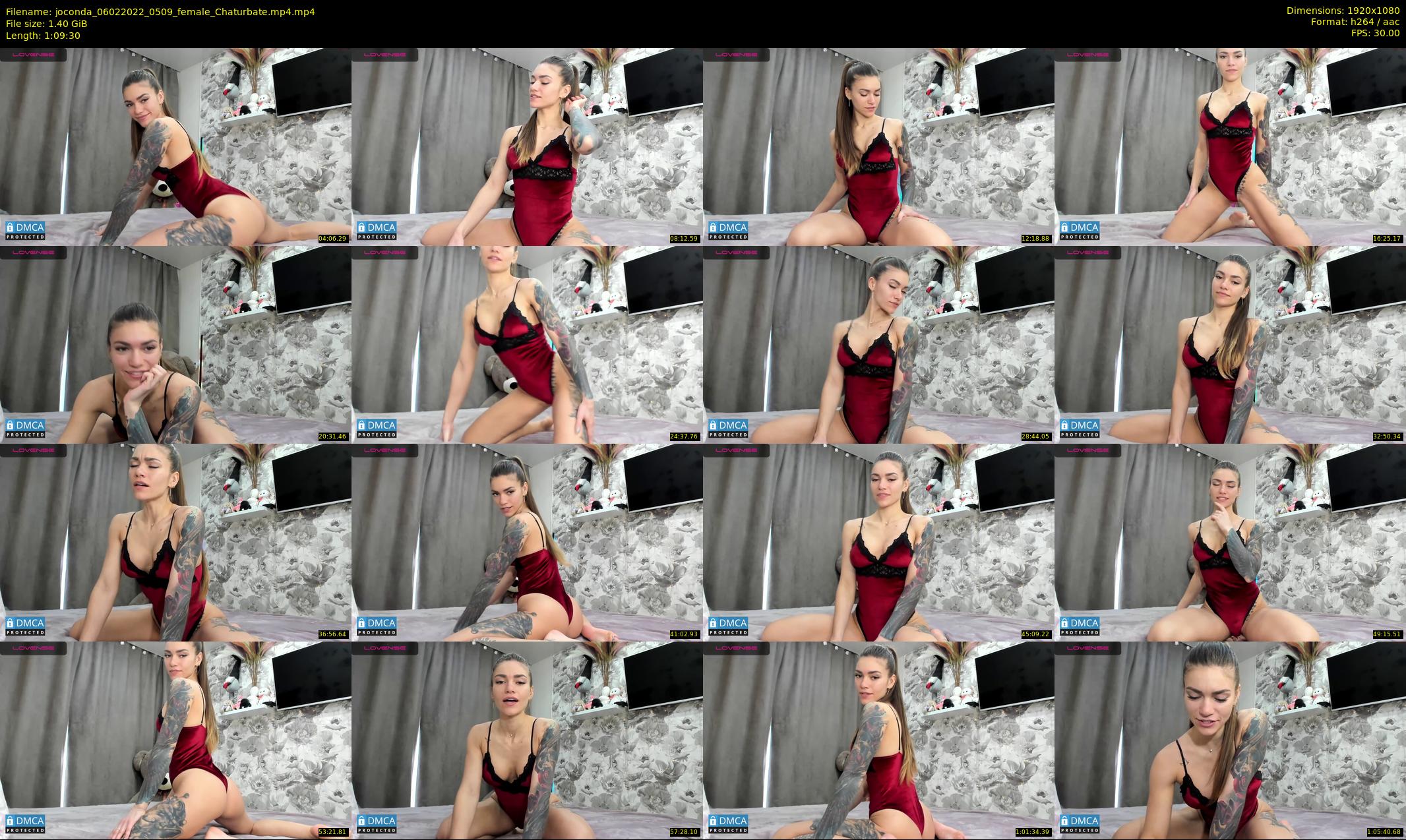 joconda — 70 minute Chaturbate female cam show recording, 1080p, Feb 6, 2022