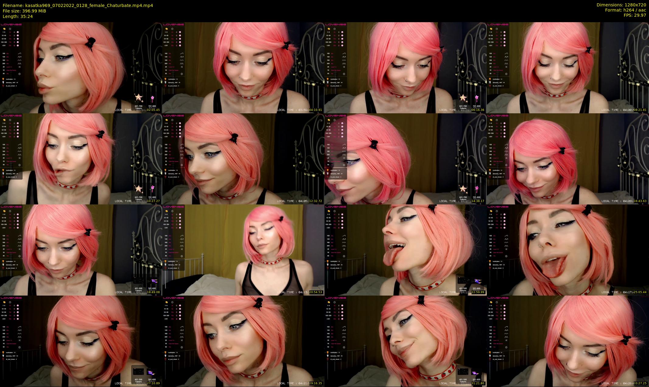 kasatka969 — 36 minute Chaturbate female cam show recording, 720p, Feb 7, 2022
