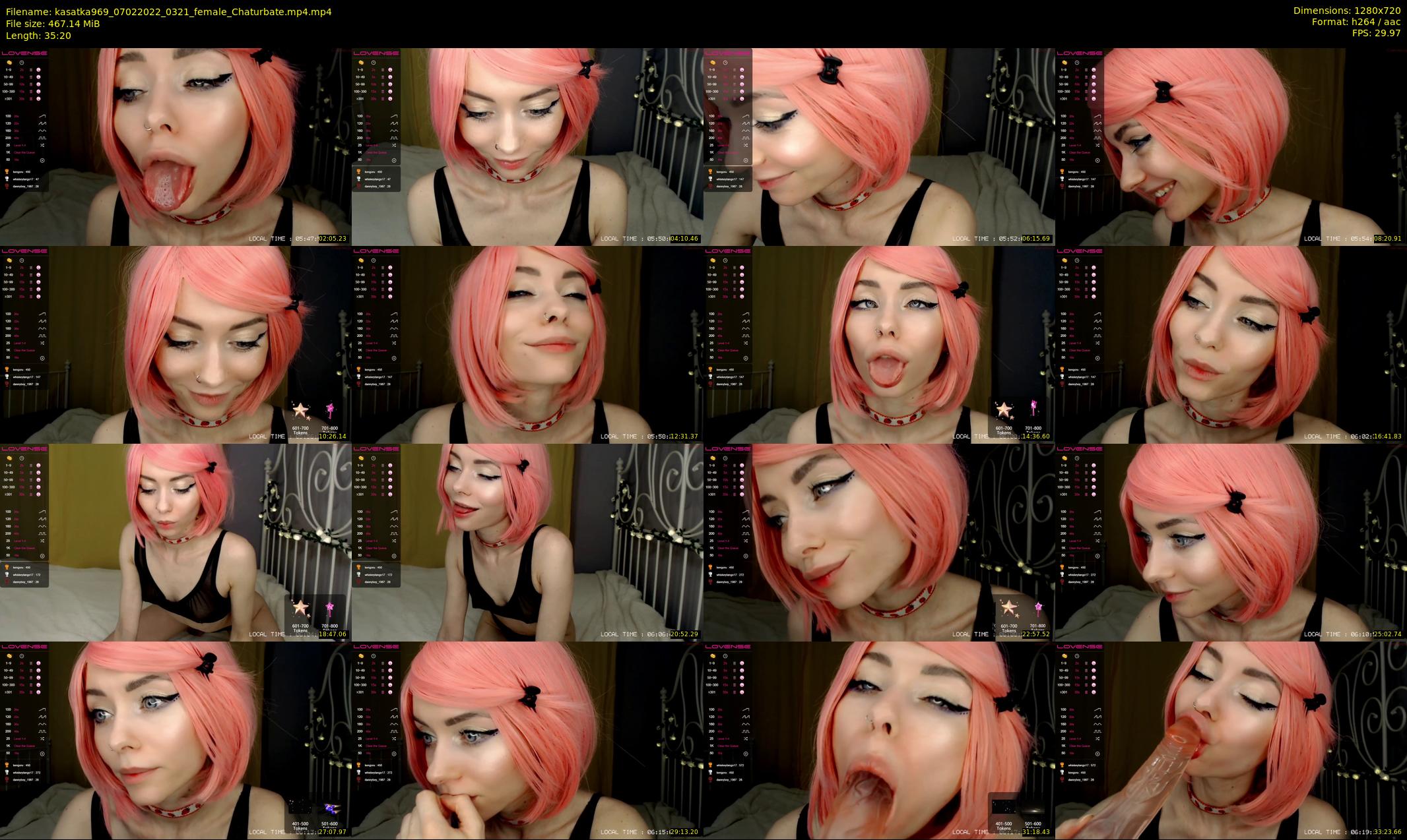 kasatka969 — 36 minute Chaturbate female cam show recording, 720p, Feb 7, 2022