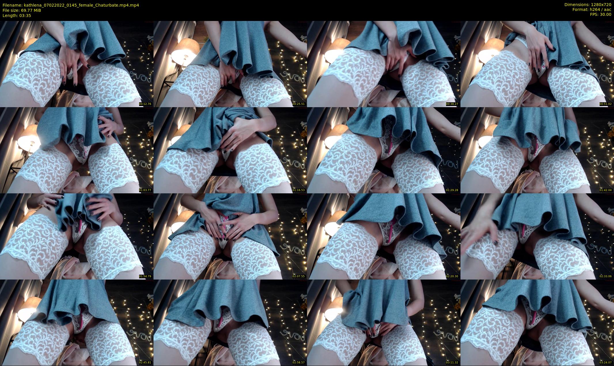 kathlena — 4 minute Chaturbate female cam show recording, 720p, Feb 7, 2022