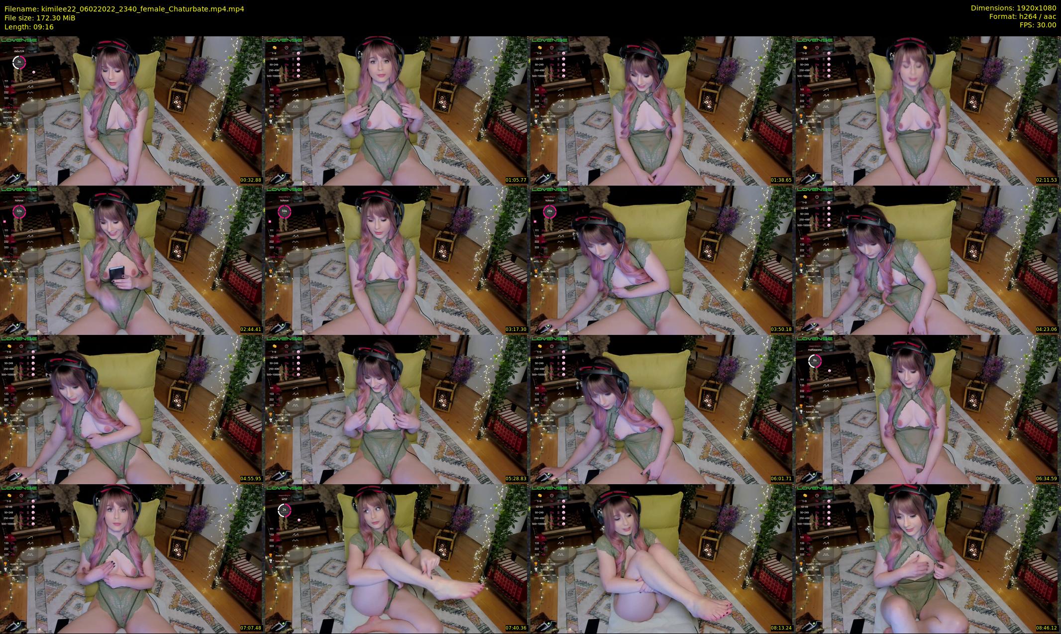 kimilee22 — 10 minute Chaturbate female cam show recording, 1080p, Feb 6, 2022