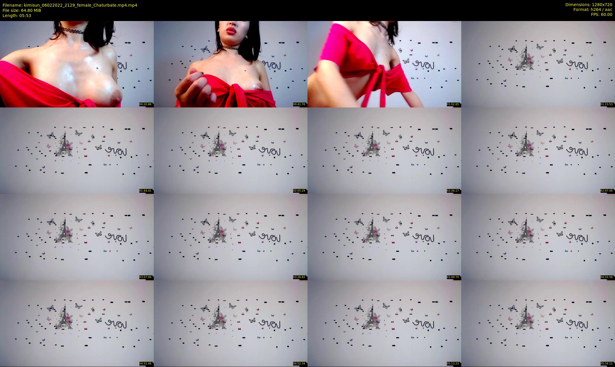 kimisun — 6 minute Chaturbate female cam show recording, 720p, Feb 6, 2022