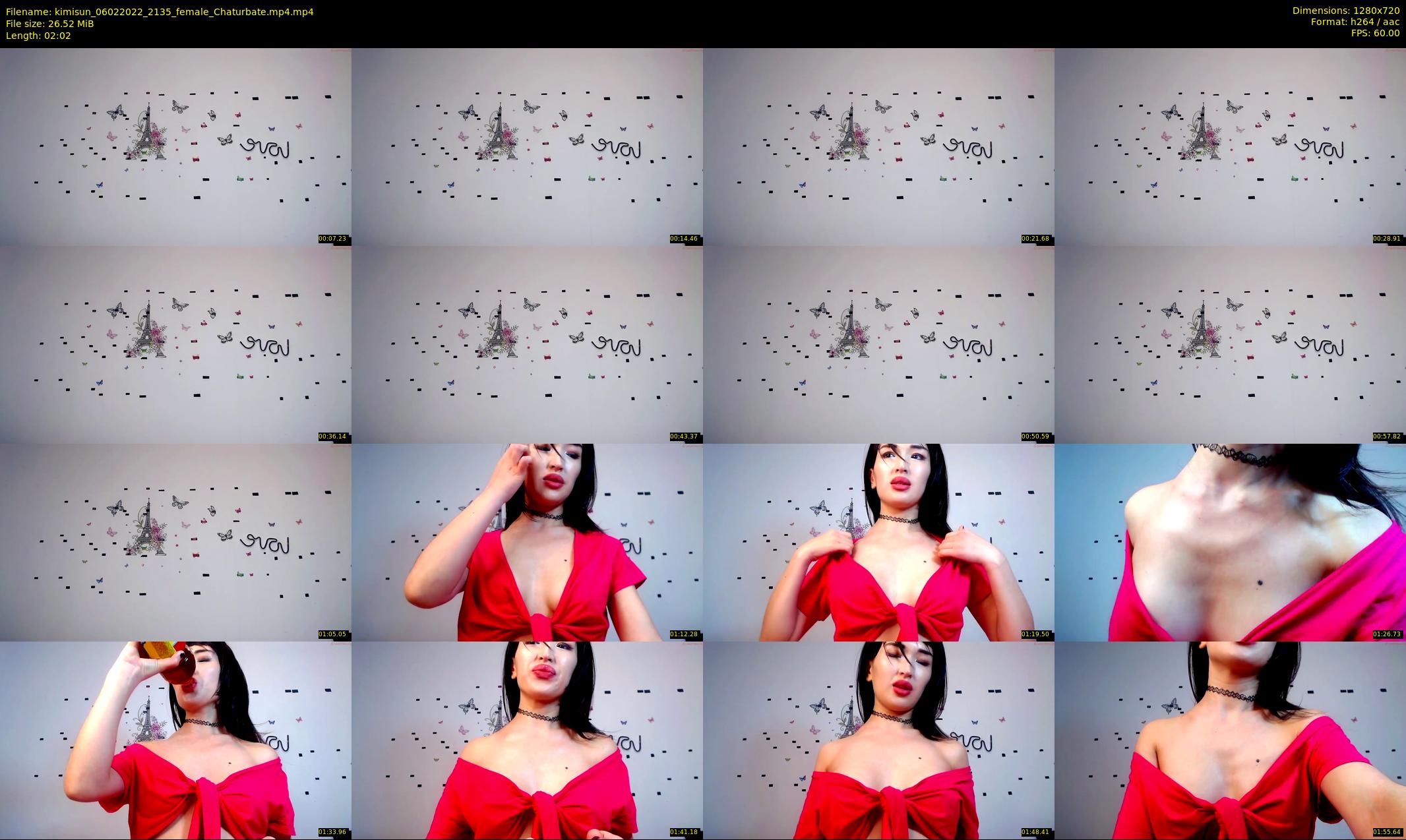 kimisun — 3 minute Chaturbate female cam show recording, 720p, Feb 6, 2022