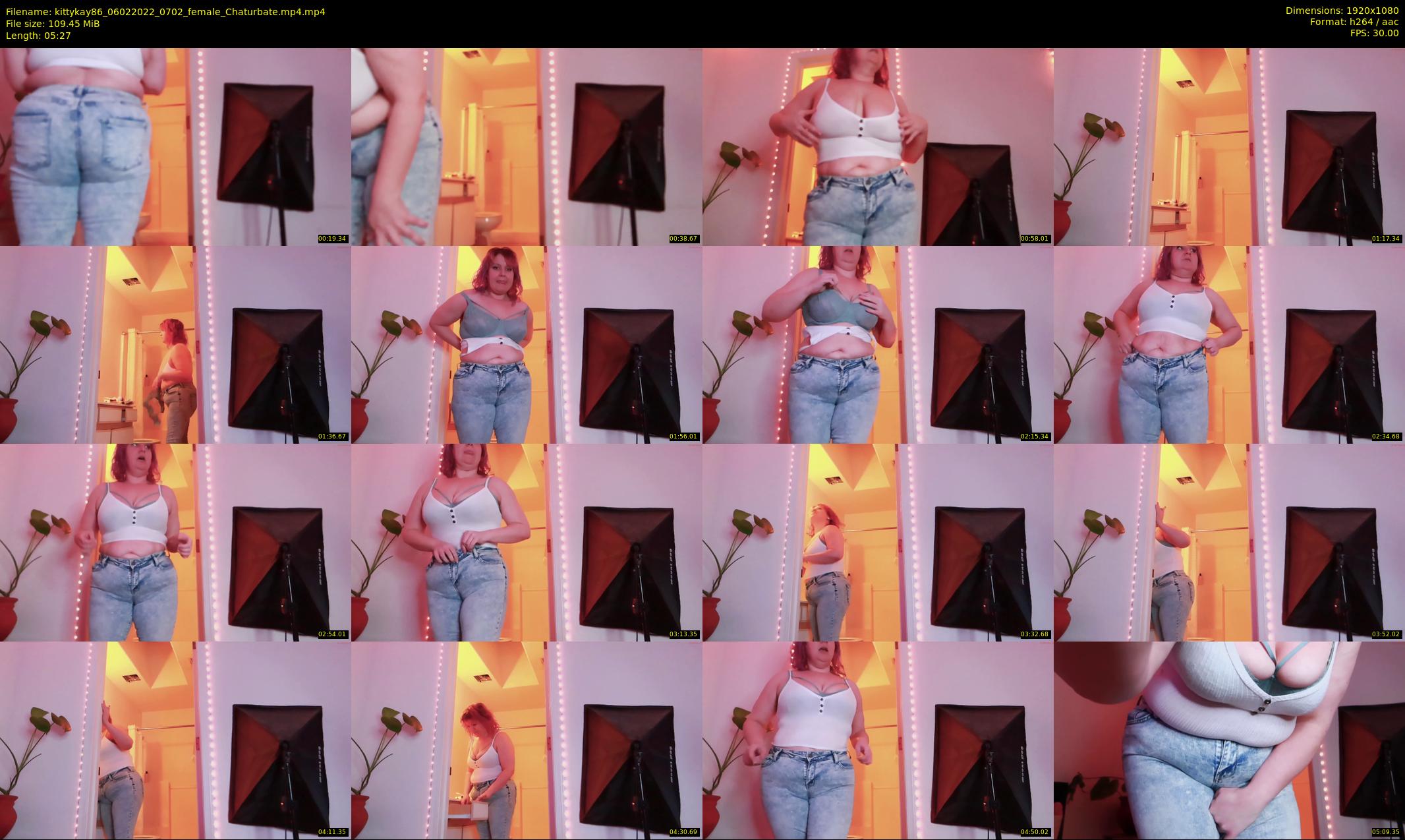 kittykay86 — 6 minute Chaturbate female cam show recording, 1080p, Feb 6, 2022