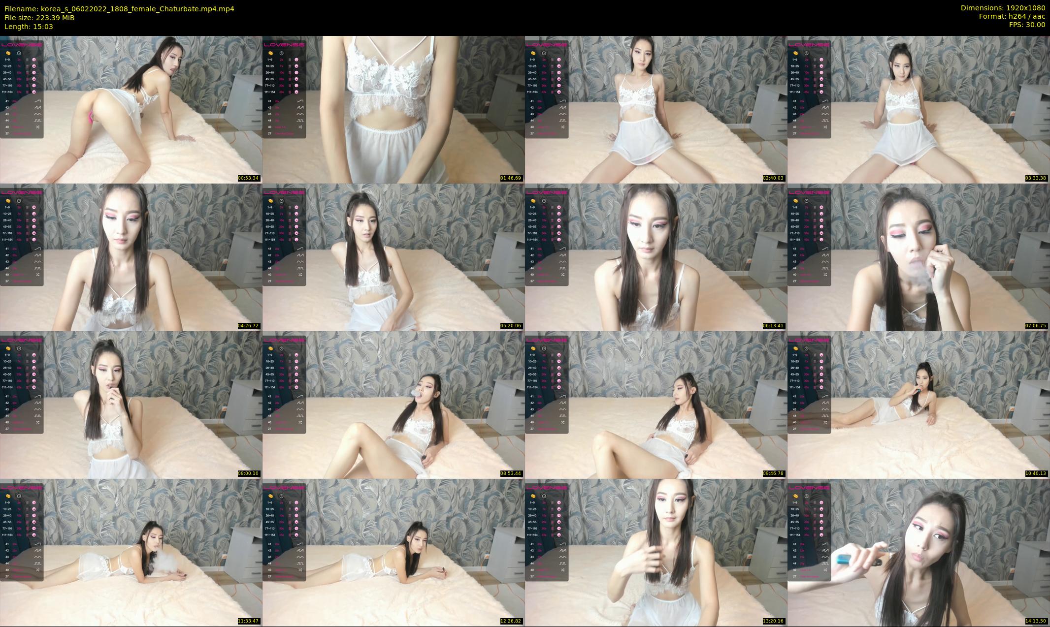 korea_s — 16 minute Chaturbate female cam show recording, 1080p, Feb 6, 2022
