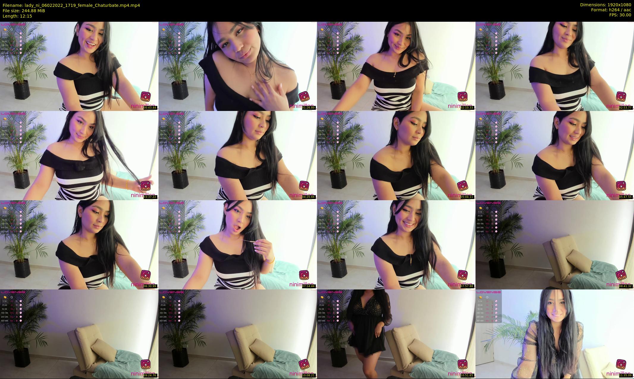 lady_ni — 13 minute Chaturbate female cam show recording, 1080p, Feb 6, 2022