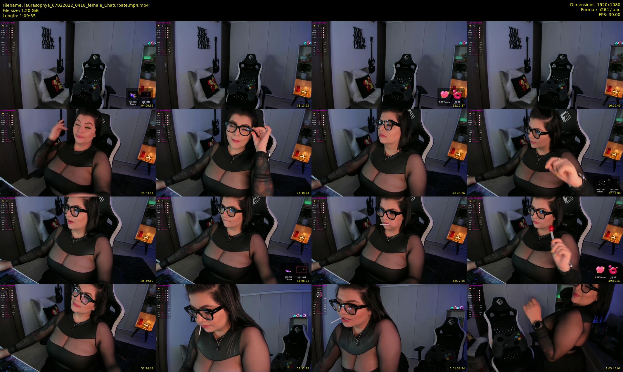 laurasophya — 70 minute Chaturbate female cam show recording, 1080p, Feb 7, 2022