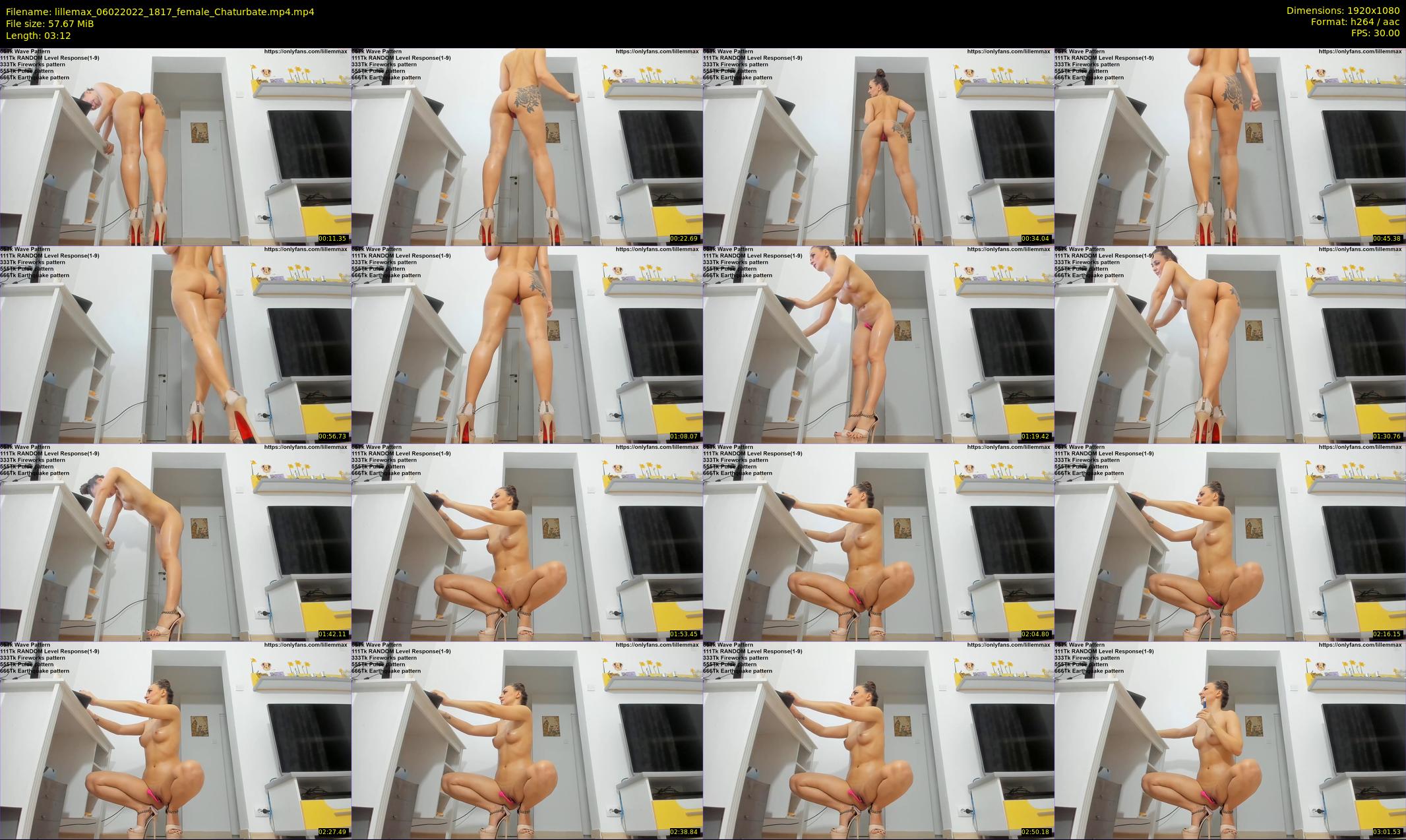 lillemax — 4 minute Chaturbate female cam show recording, 1080p, Feb 6, 2022