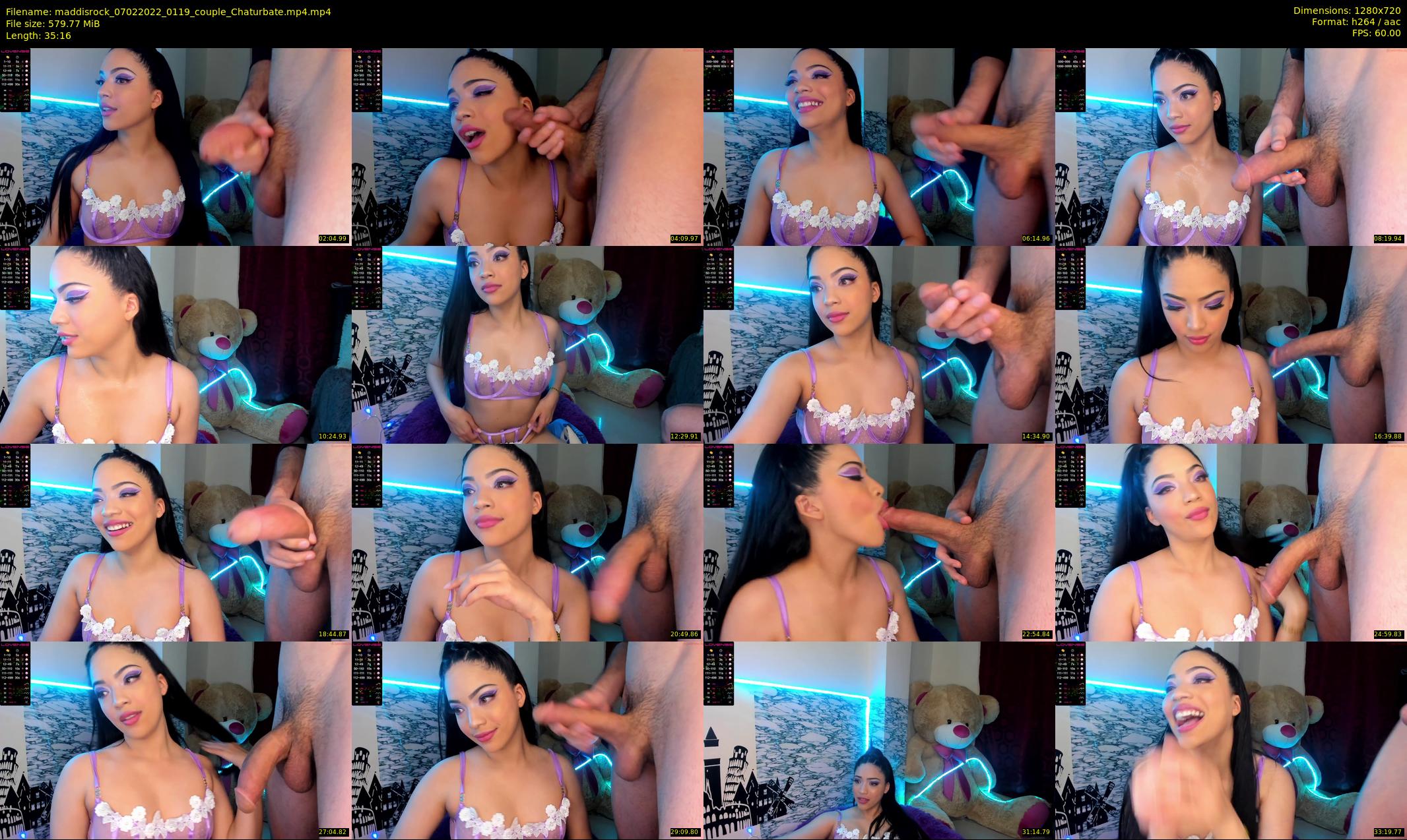 maddisrock — 36 minute Chaturbate couple cam show recording, 720p, Feb 7, 2022