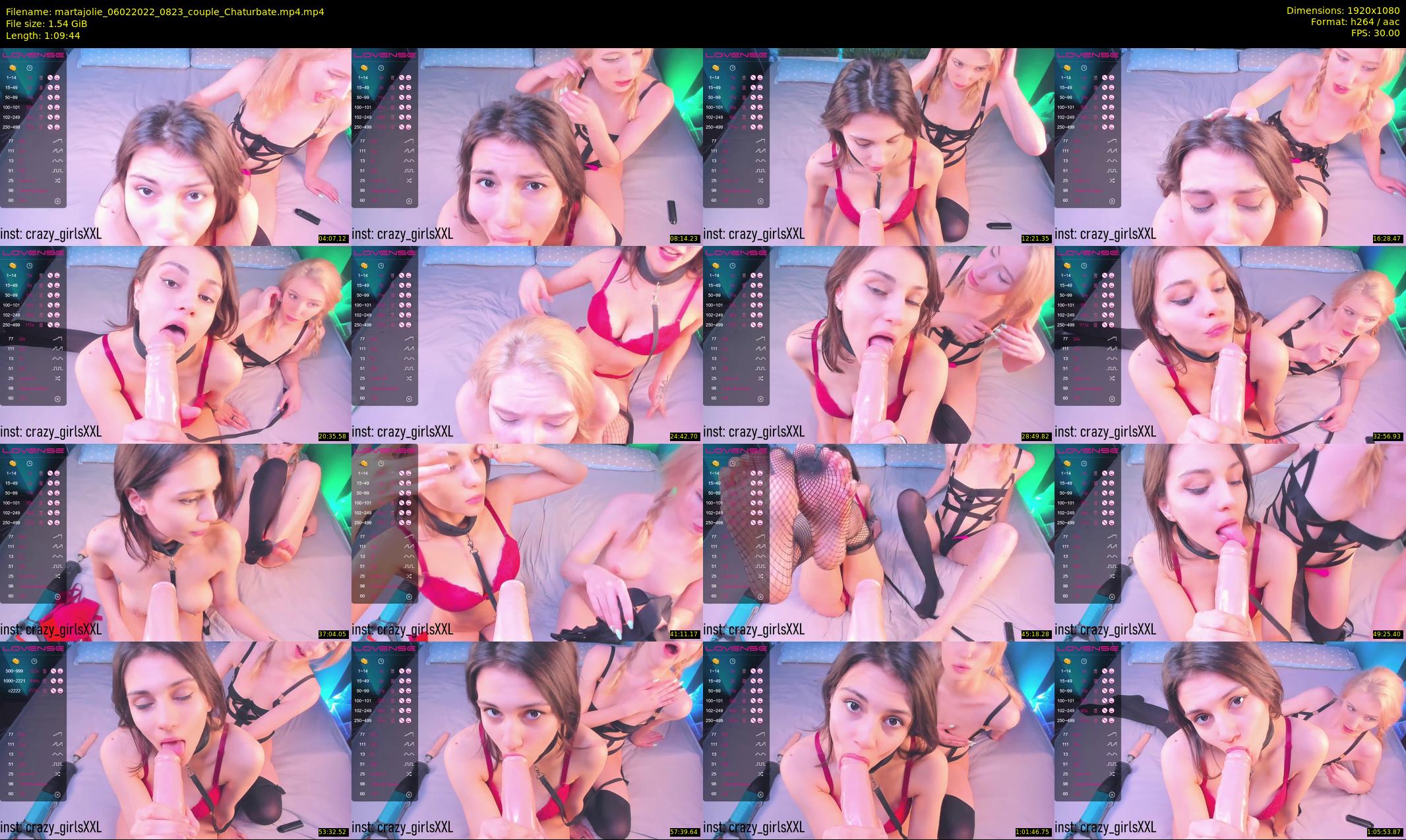 martajolie — 70 minute Chaturbate female cam show recording, 1080p, Feb 6, 2022