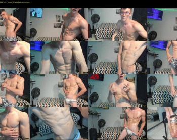 metatron_muscle — 70 minute Chaturbate male cam show recording, 1080p, Feb 7, 2022