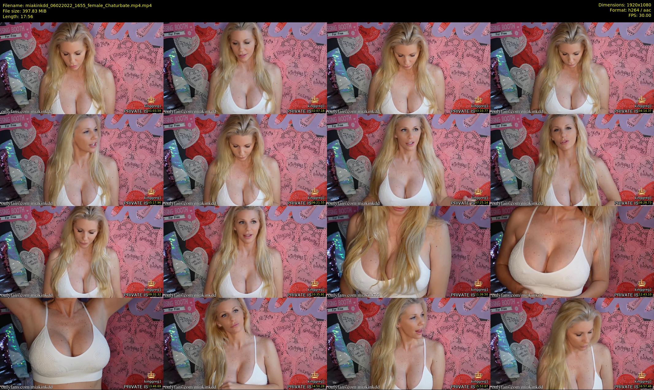 miakinkdd — 18 minute Chaturbate female cam show recording, 1080p, Feb 6, 2022
