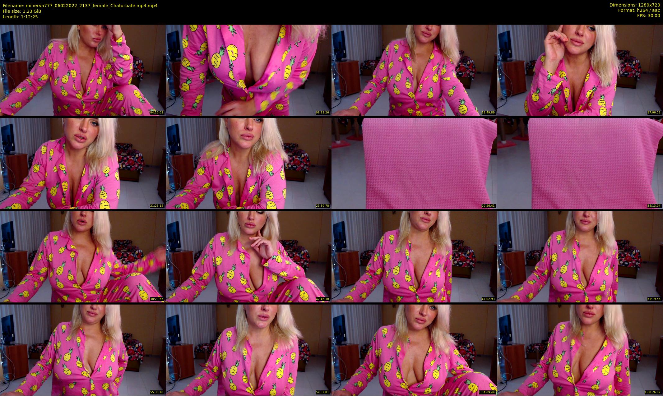 minerva777 — 73 minute Chaturbate female cam show recording, 720p, Feb 6, 2022