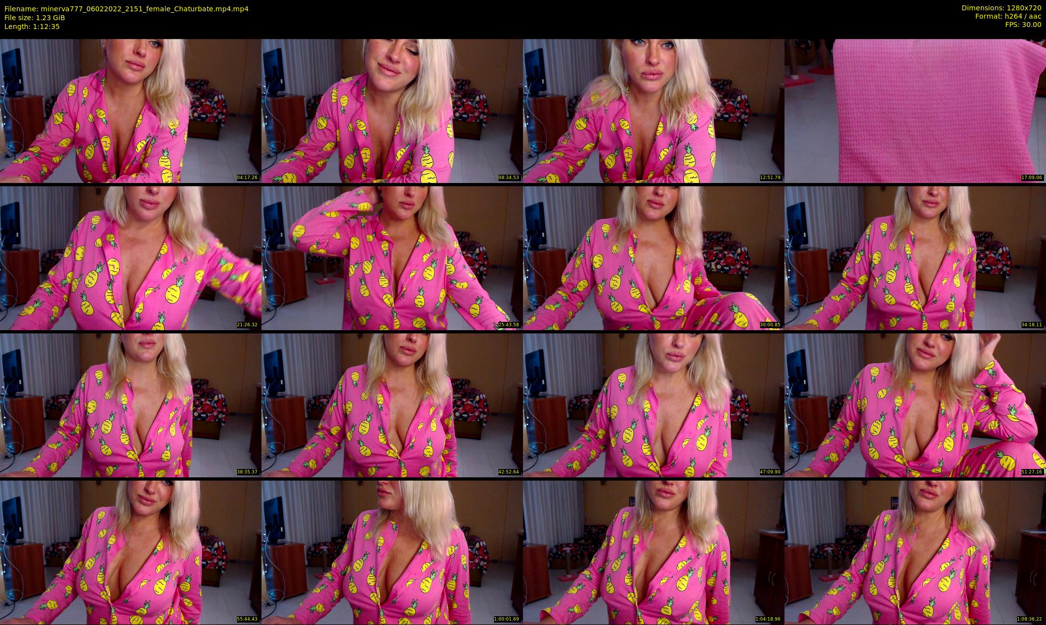 minerva777 — 73 minute Chaturbate female cam show recording, 720p, Feb 6, 2022