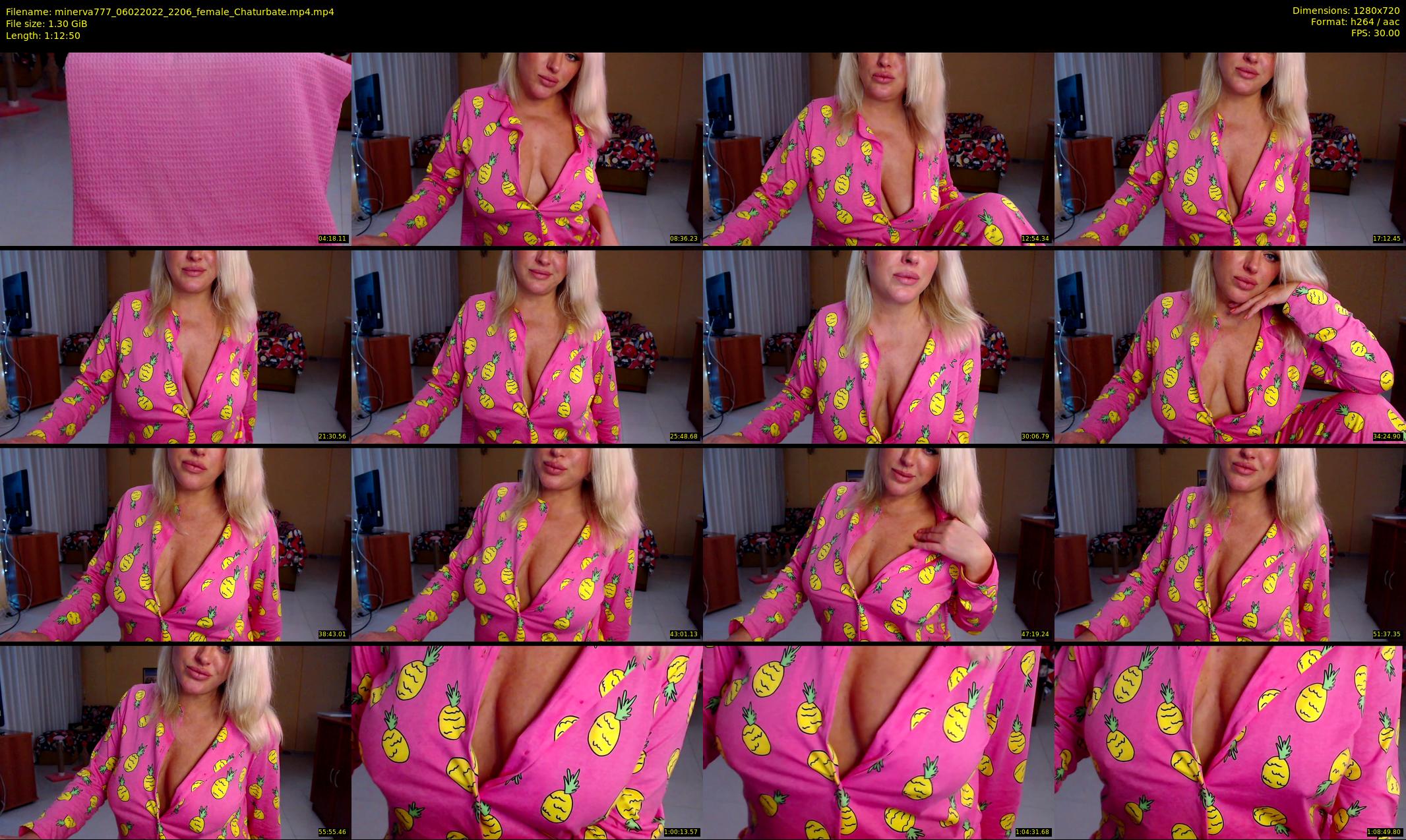 minerva777 — 73 minute Chaturbate female cam show recording, 720p, Feb 6, 2022