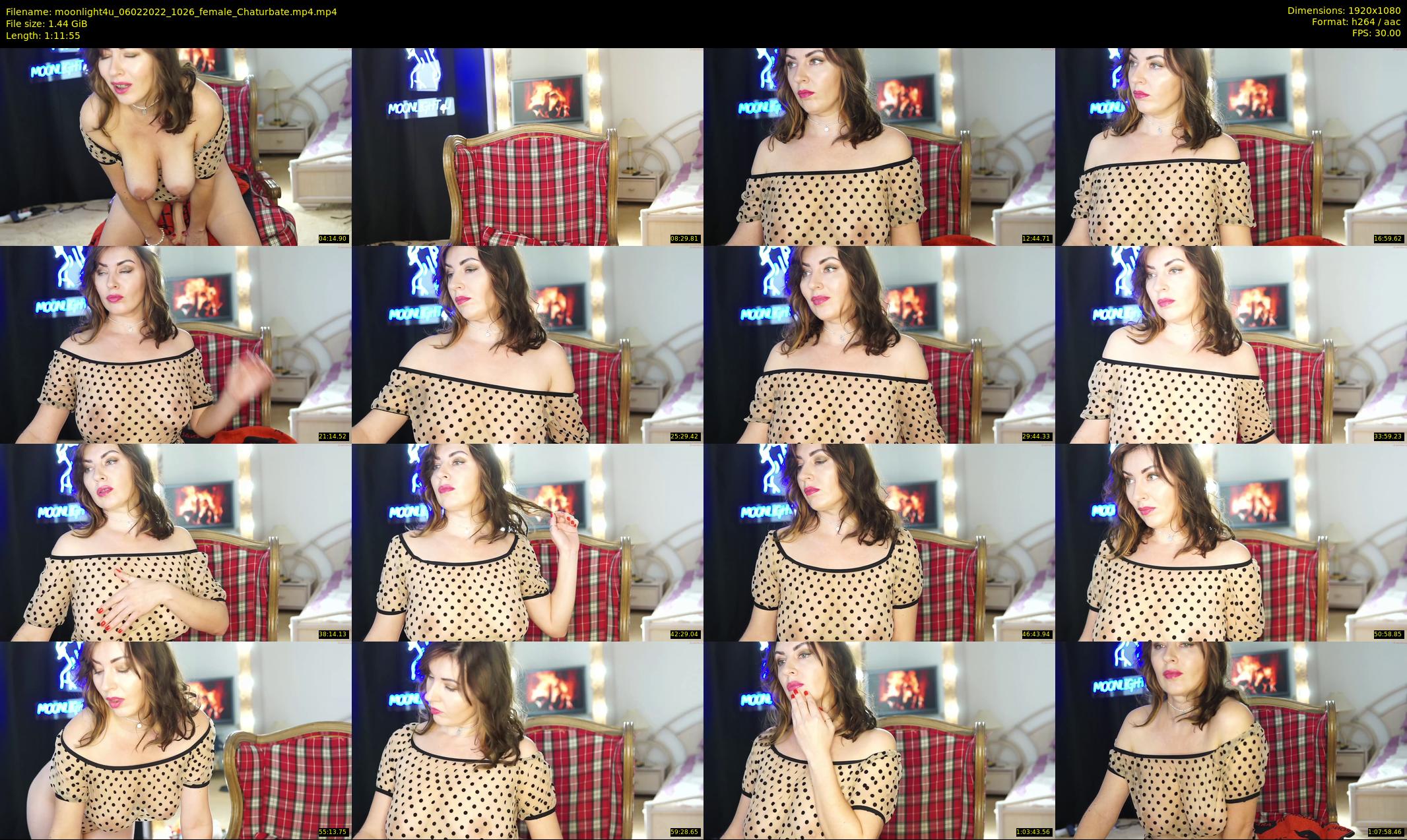 moonlight4u — 72 minute Chaturbate female cam show recording, 1080p, Feb 6, 2022