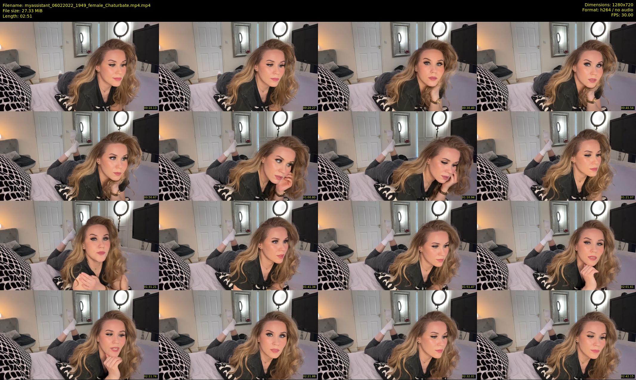 myassistant — 3 minute Chaturbate female cam show recording, 720p, Feb 6, 2022