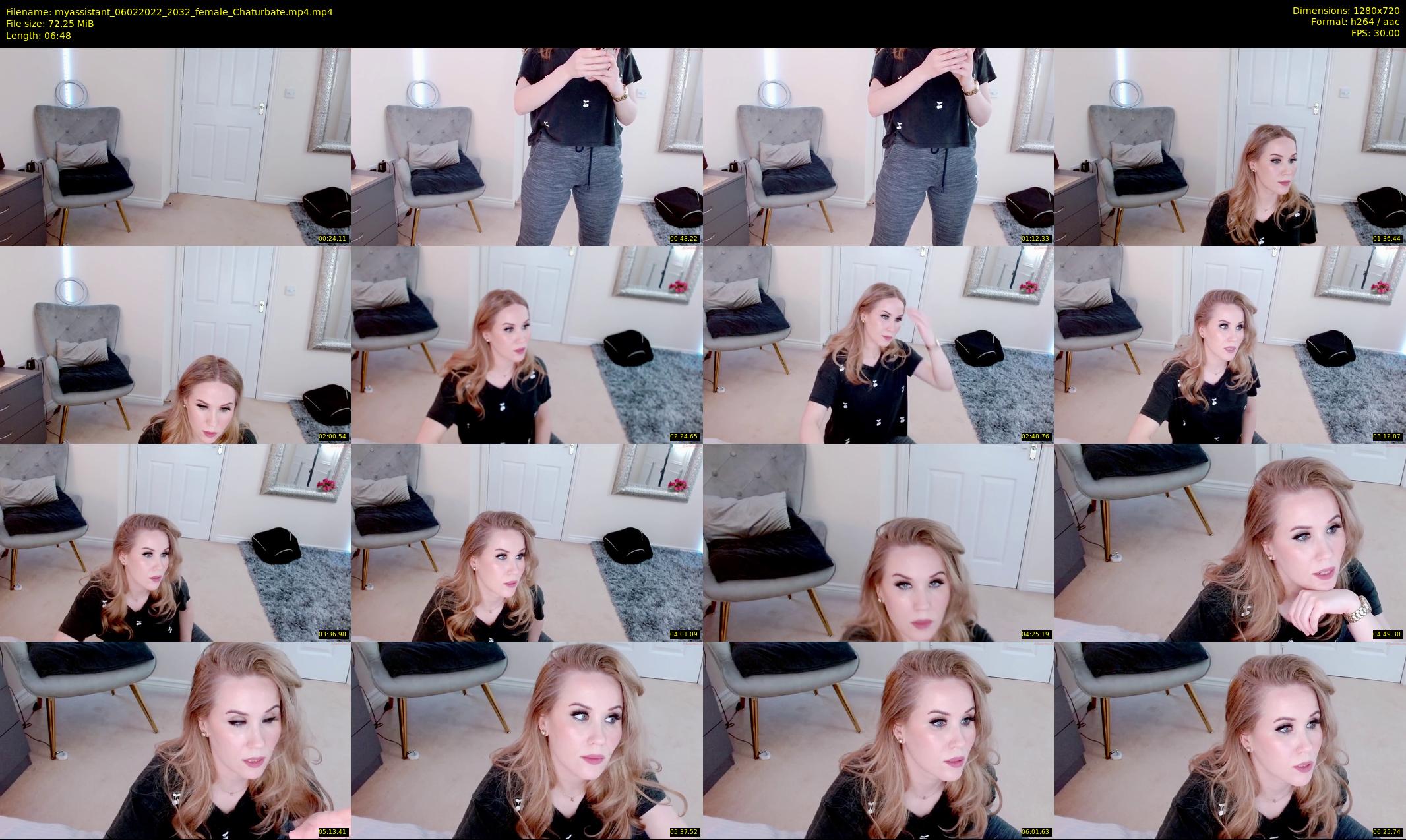 myassistant — 7 minute Chaturbate female cam show recording, 720p, Feb 6, 2022
