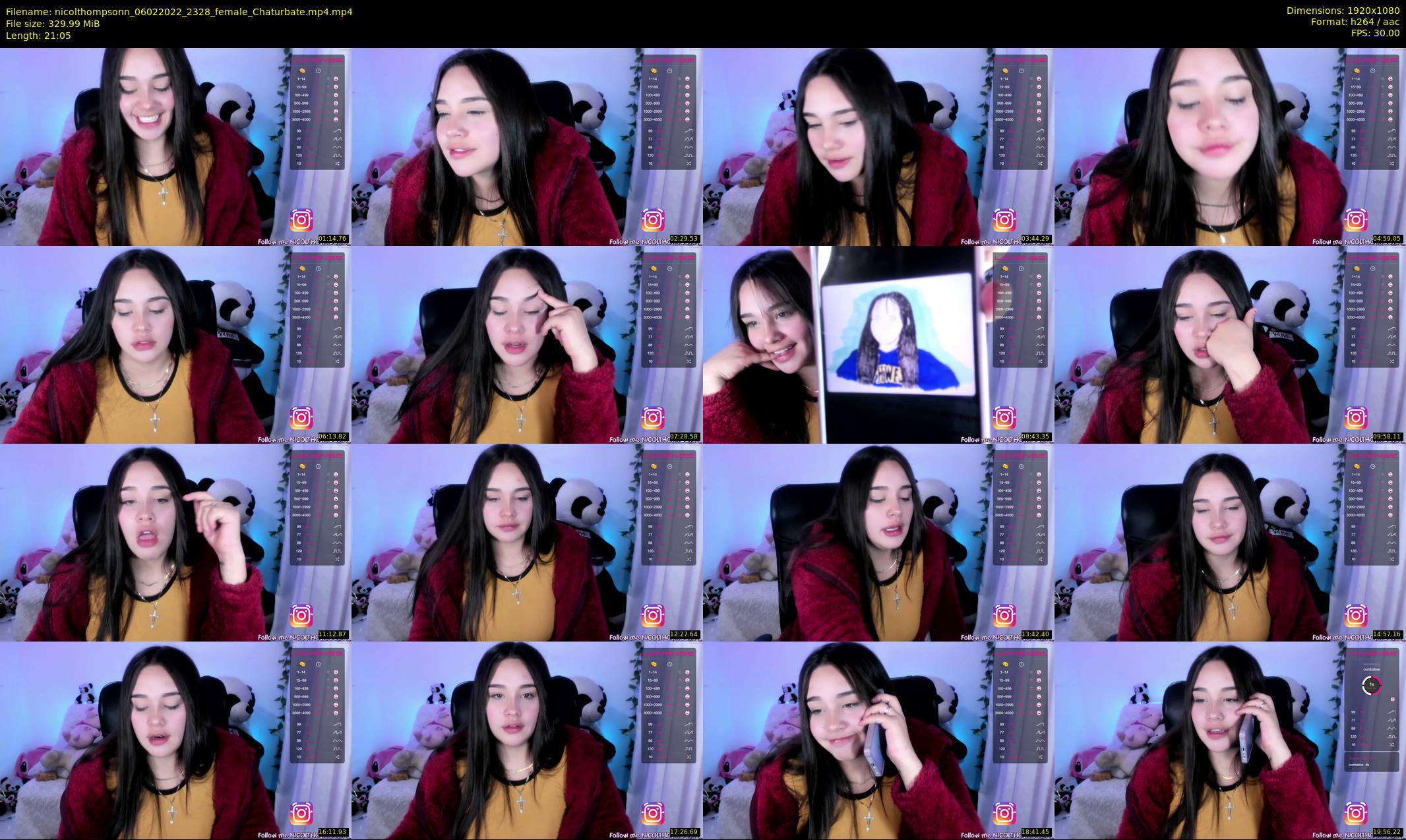 nicolthompsonn — 22 minute Chaturbate female cam show recording, 1080p, Feb 6, 2022