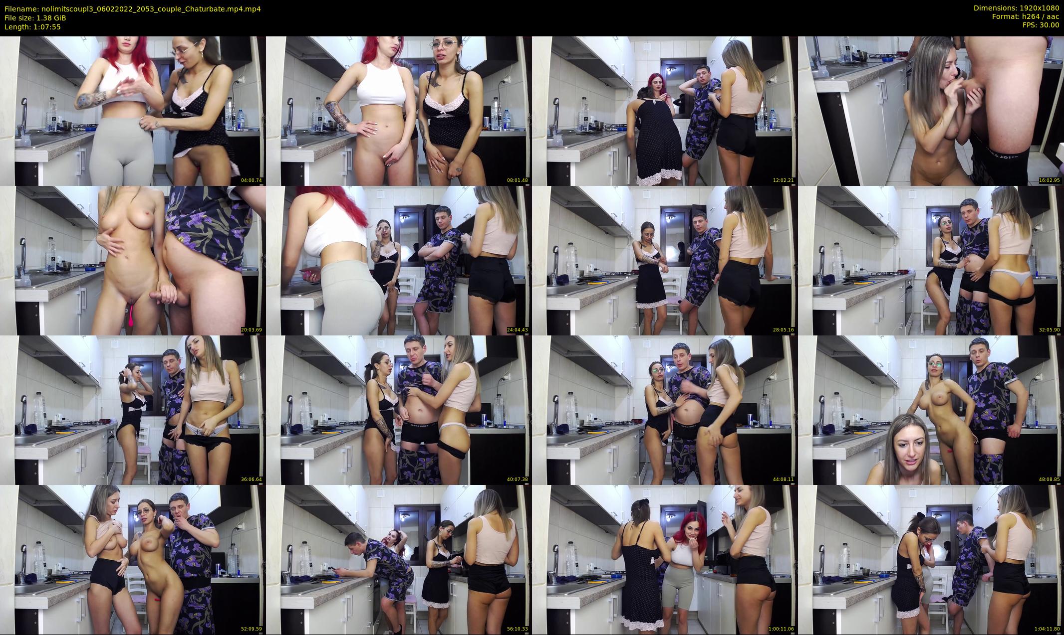 nolimitscoupl3 — 68 minute Chaturbate couple cam show recording, 1080p, Feb 6, 2022