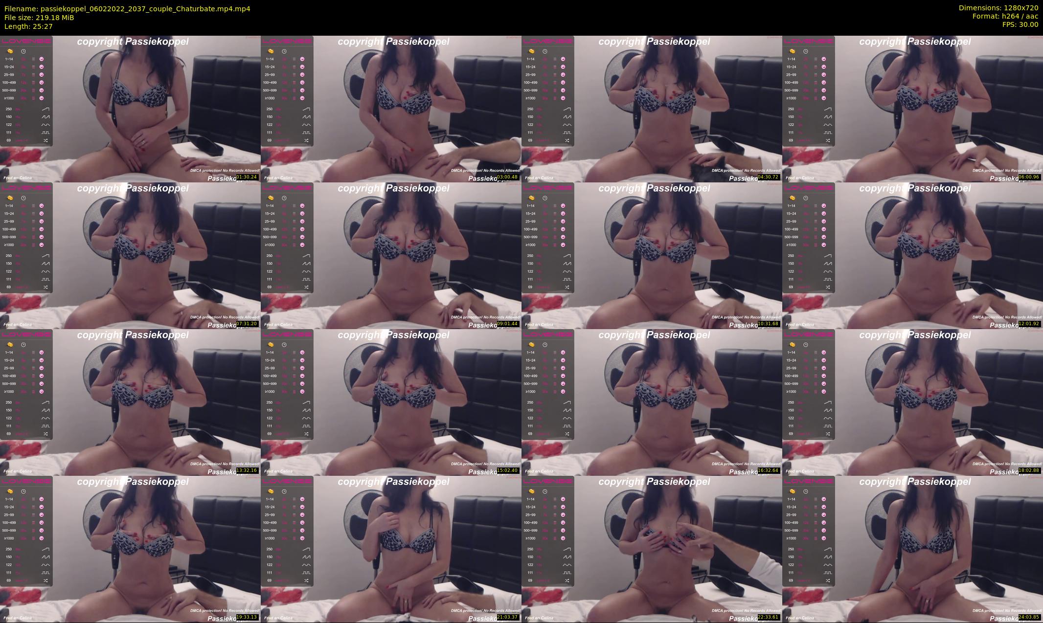 passiekoppel — 26 minute Chaturbate couple cam show recording, 720p, Feb 6, 2022