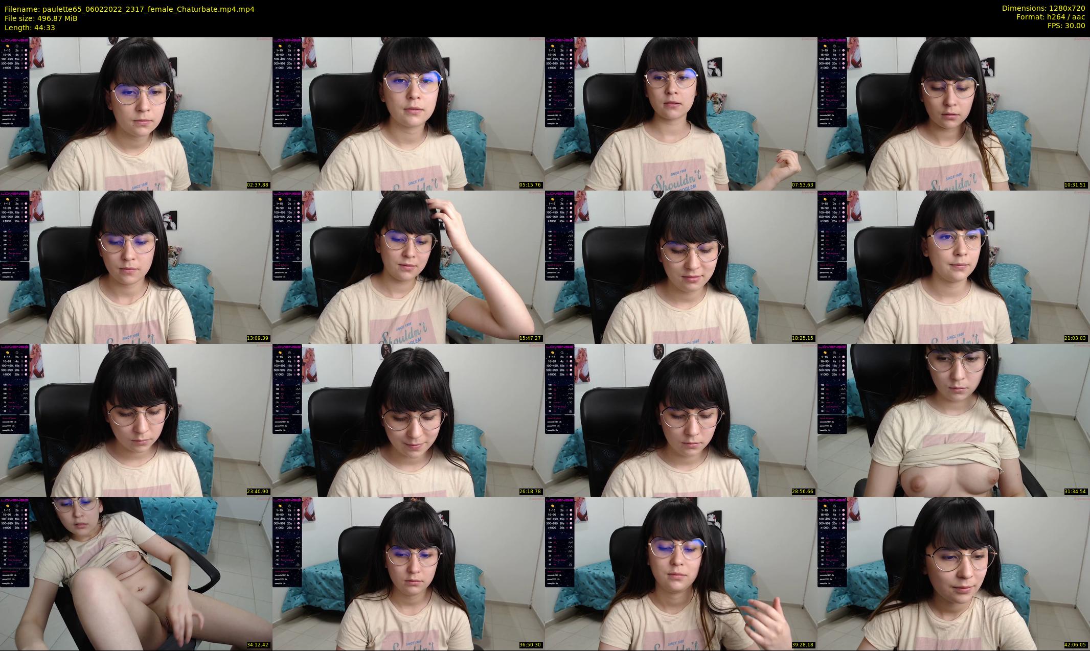 paulette65 — 45 minute Chaturbate female cam show recording, 720p, Feb 6, 2022