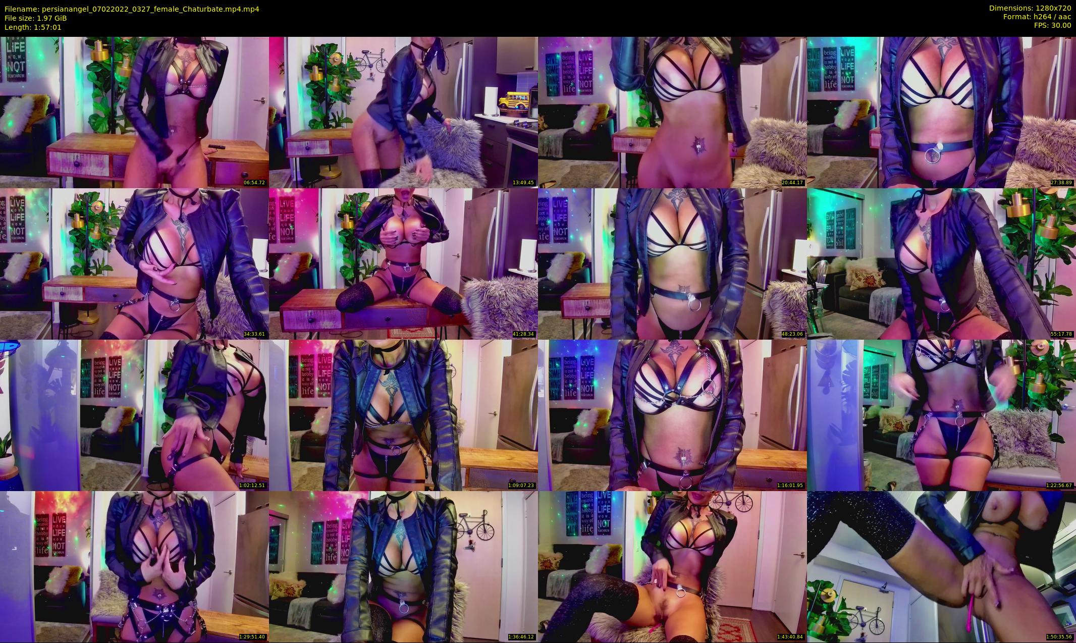 persianangel — 118 minute Chaturbate female cam show recording, 720p, Feb 7, 2022