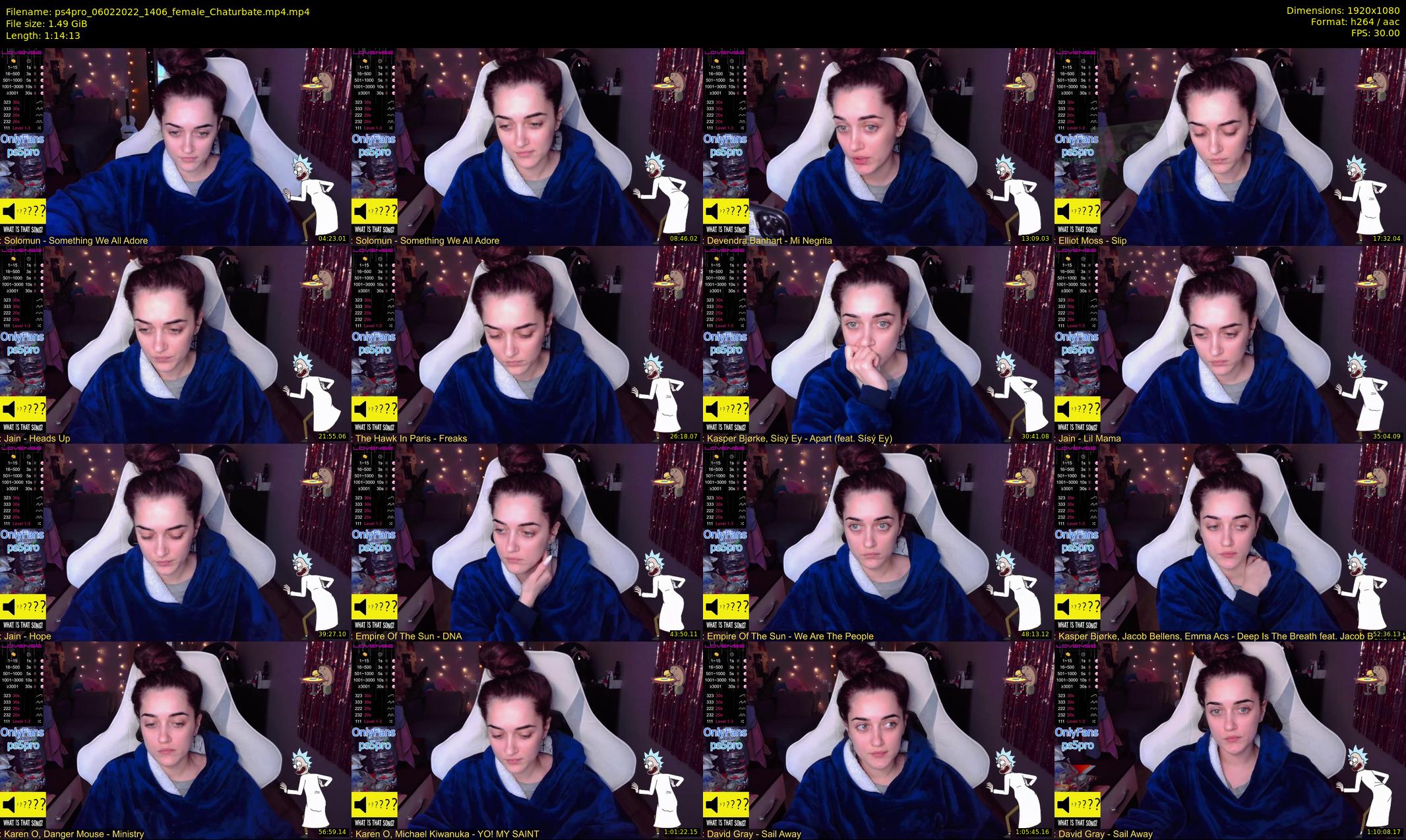 ps4pro — 75 minute Chaturbate female cam show recording, 1080p, Feb 6, 2022