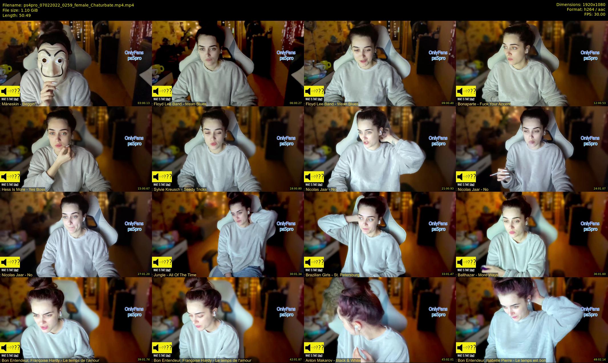 ps4pro — 51 minute Chaturbate female cam show recording, 1080p, Feb 7, 2022