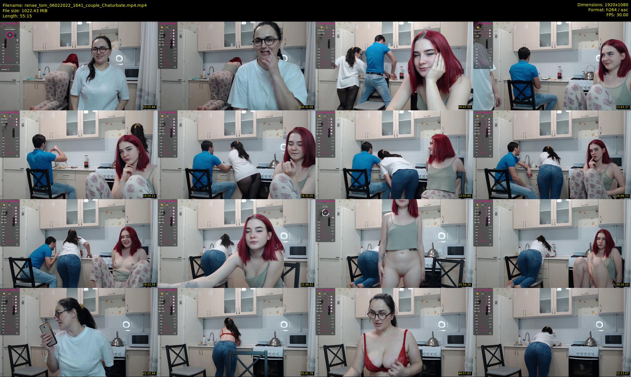 renae_tom — 56 minute Chaturbate couple cam show recording, 1080p, Feb 6, 2022