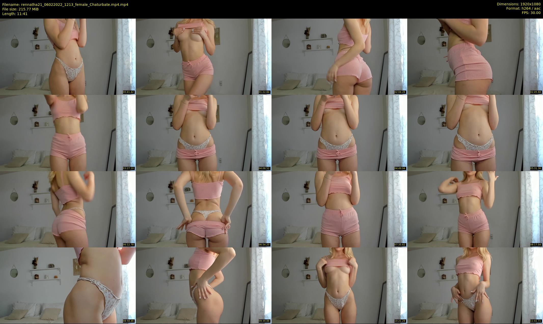 rennatha21 — 12 minute Chaturbate female cam show recording, 1080p, Feb 6, 2022