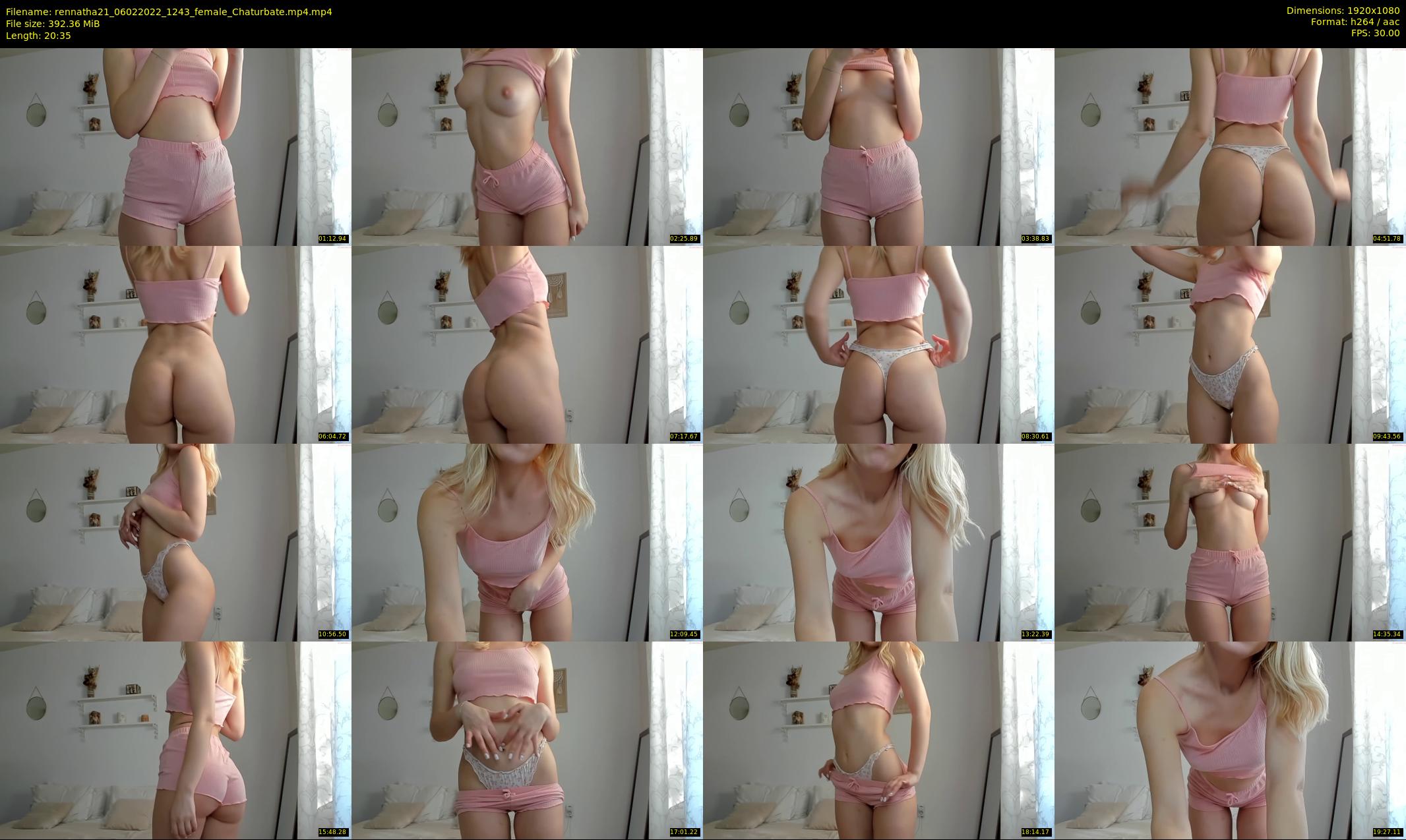rennatha21 — 21 minute Chaturbate female cam show recording, 1080p, Feb 6, 2022
