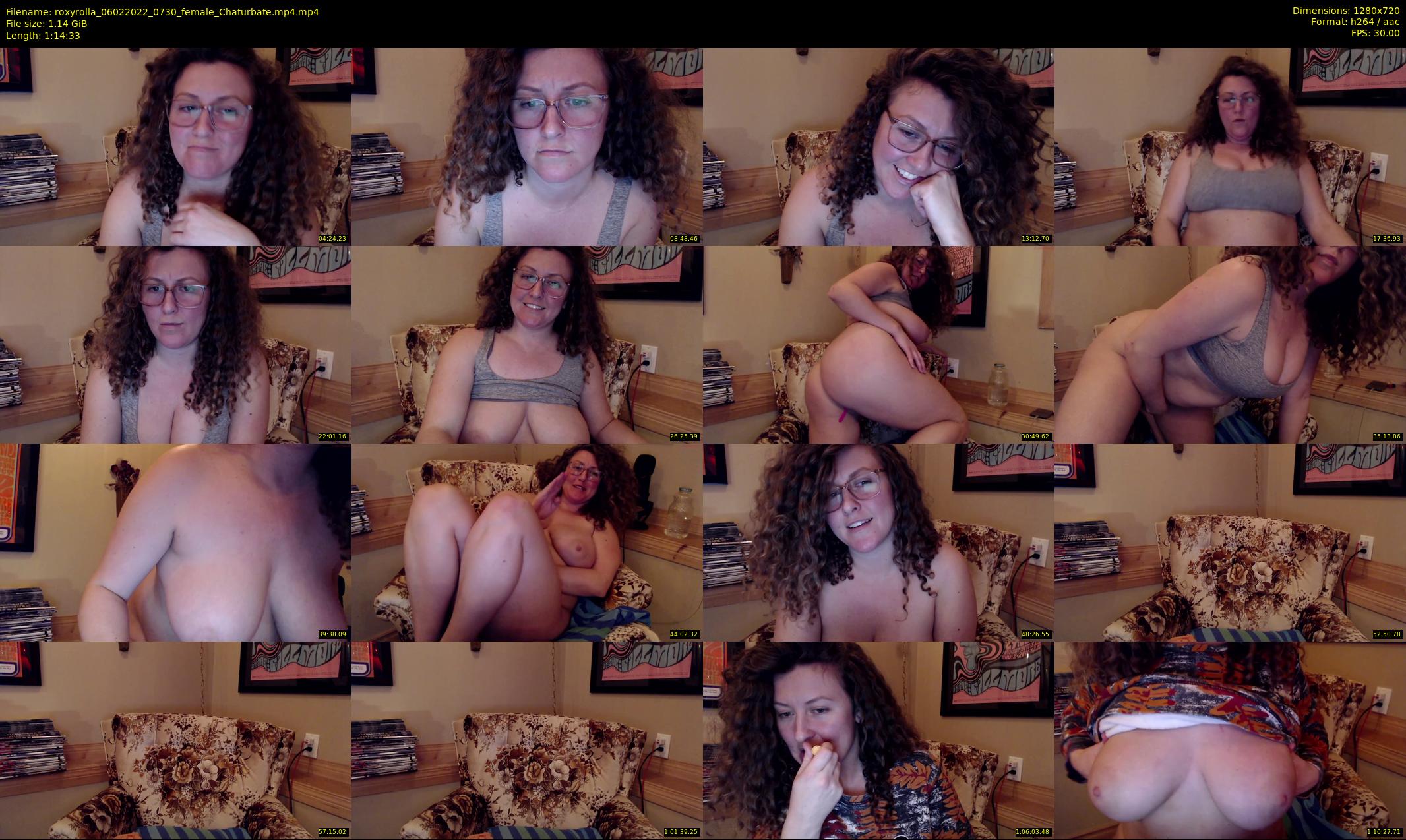 roxyrolla — 75 minute Chaturbate female cam show recording, 720p, Feb 6, 2022