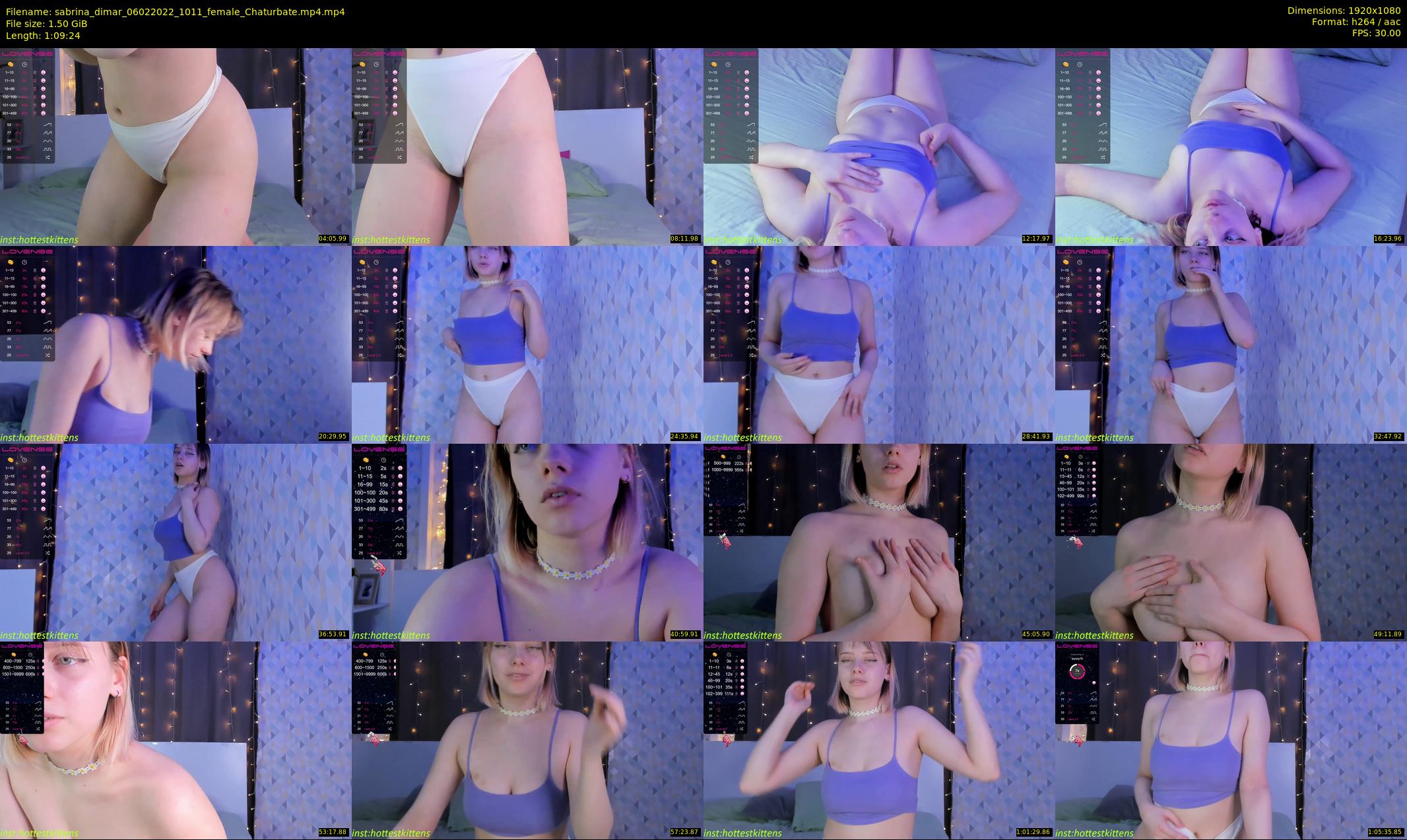sabrina_dimar — 70 minute Chaturbate female cam show recording, 1080p, Feb 6, 2022