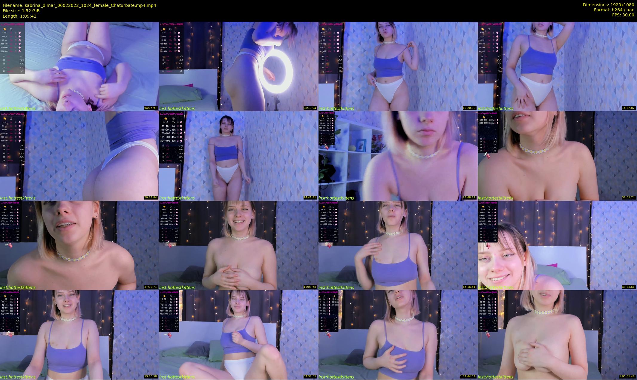 sabrina_dimar — 70 minute Chaturbate female cam show recording, 1080p, Feb 6, 2022