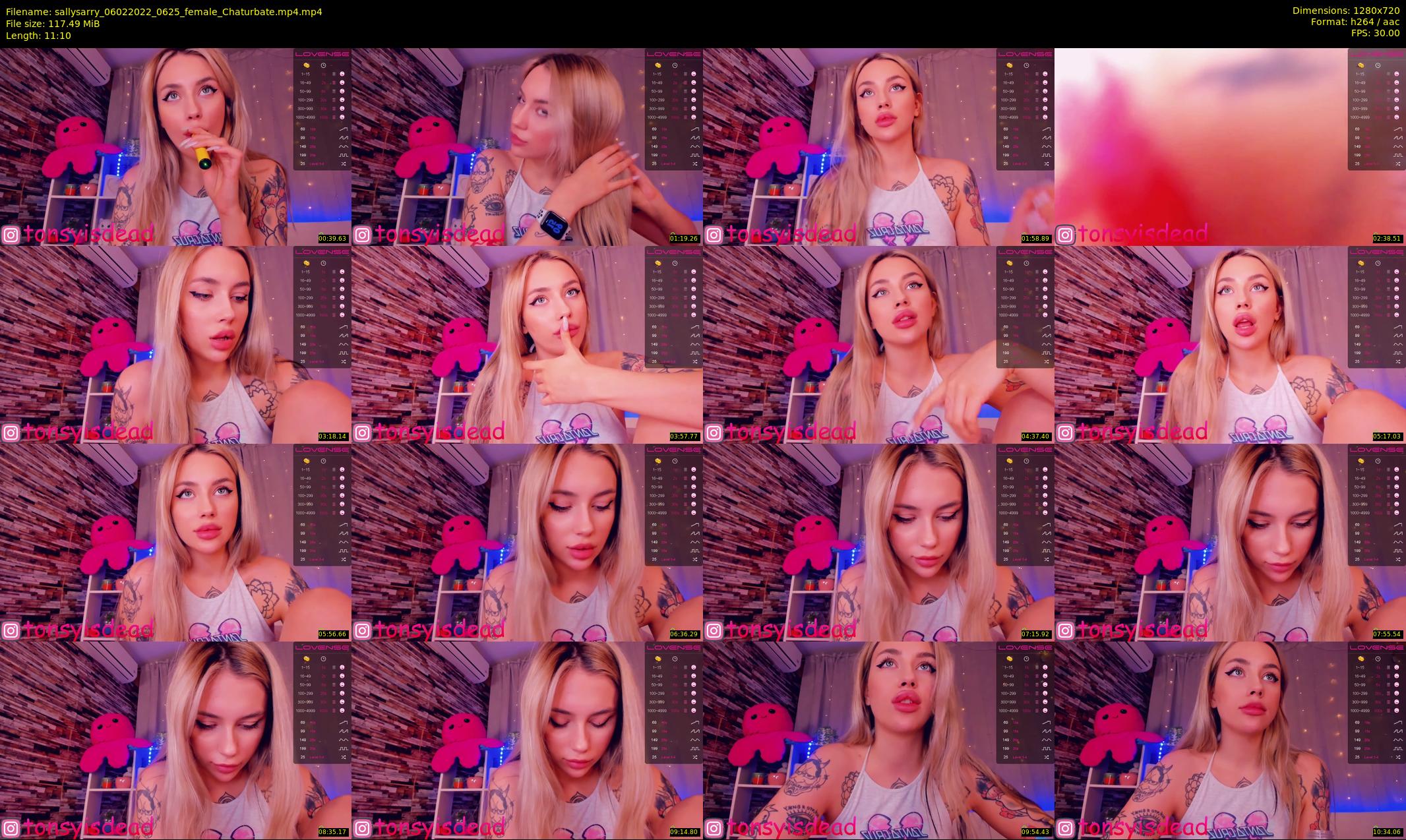 sallysarry — 12 minute Chaturbate couple cam show recording, 720p, Feb 6, 2022