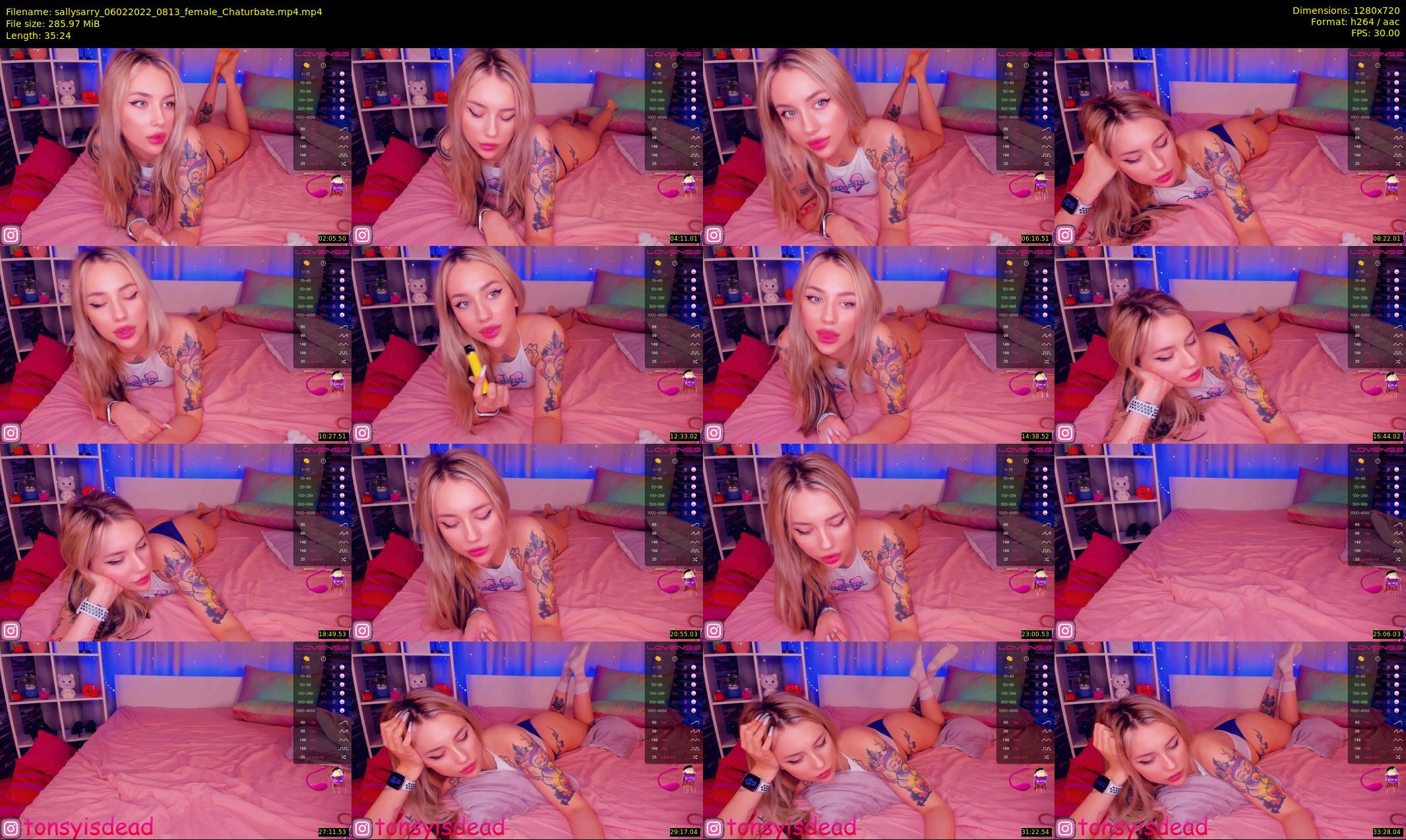 sallysarry — 36 minute Chaturbate couple cam show recording, 720p, Feb 6, 2022