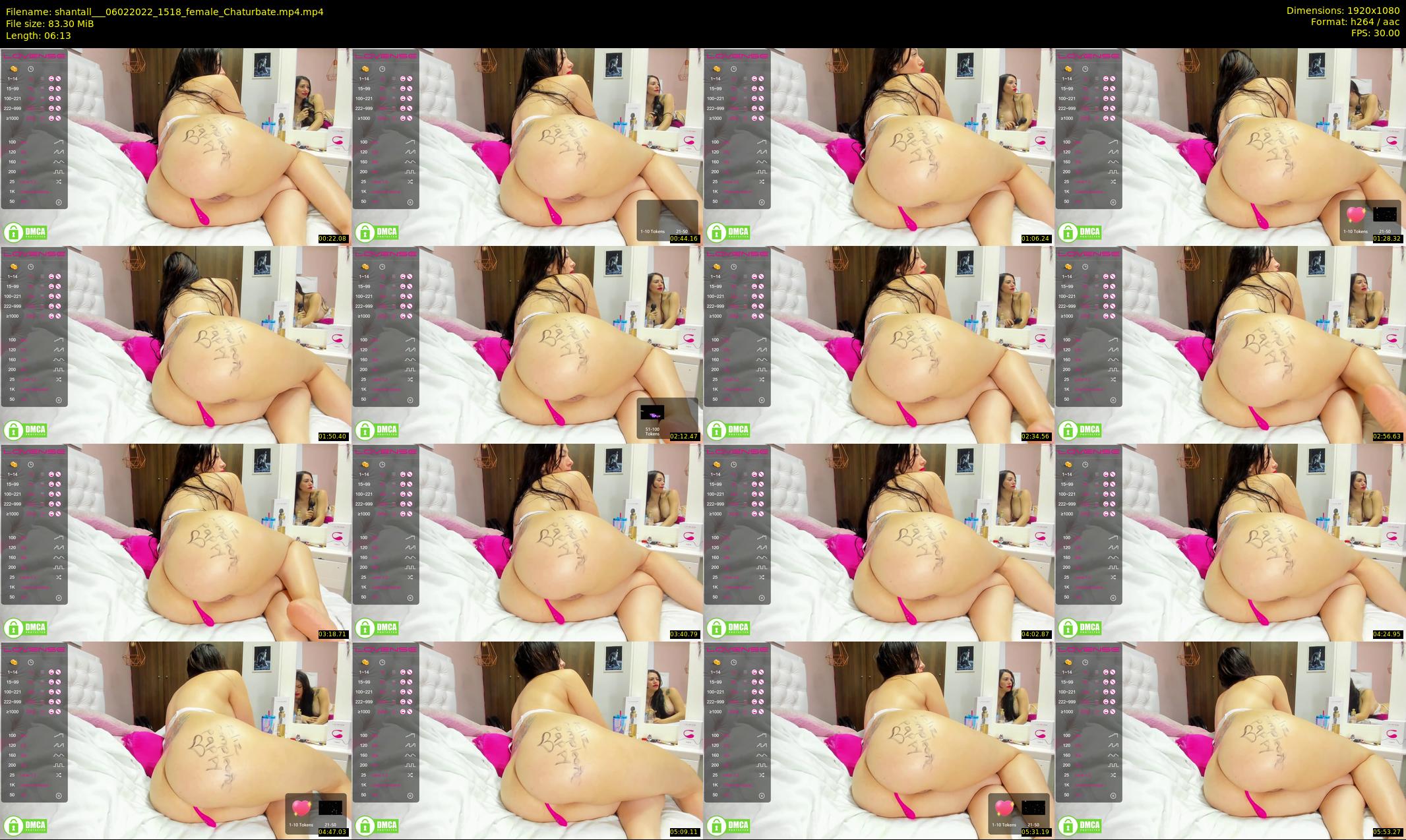 shantall__ — 7 minute Chaturbate female cam show recording, 1080p, Feb 6, 2022