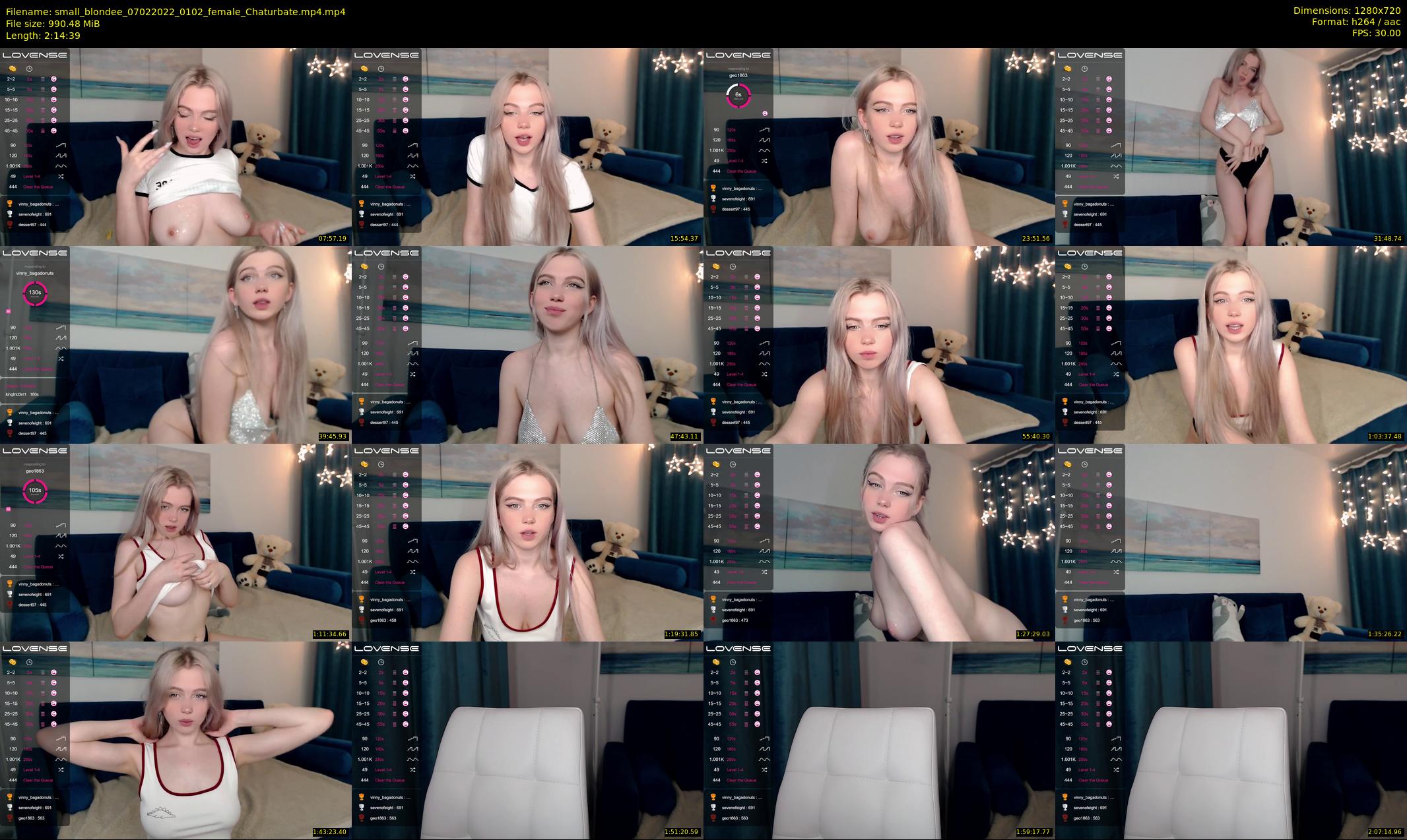 small_blondee — 135 minute Chaturbate female cam show recording, 720p, Feb 7, 2022